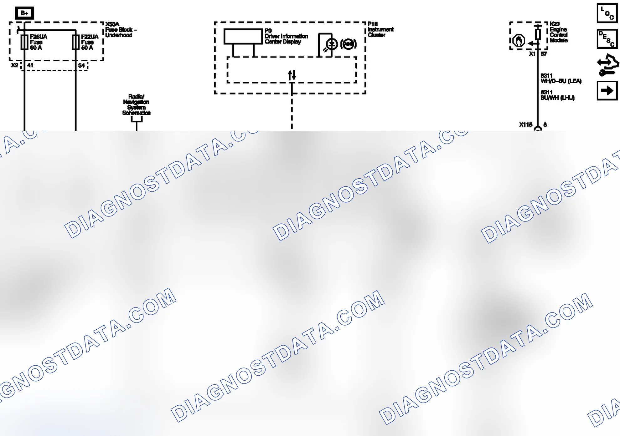 Scheme 1: Module Power, Ground, Subsystem References and Brake Applied Signal