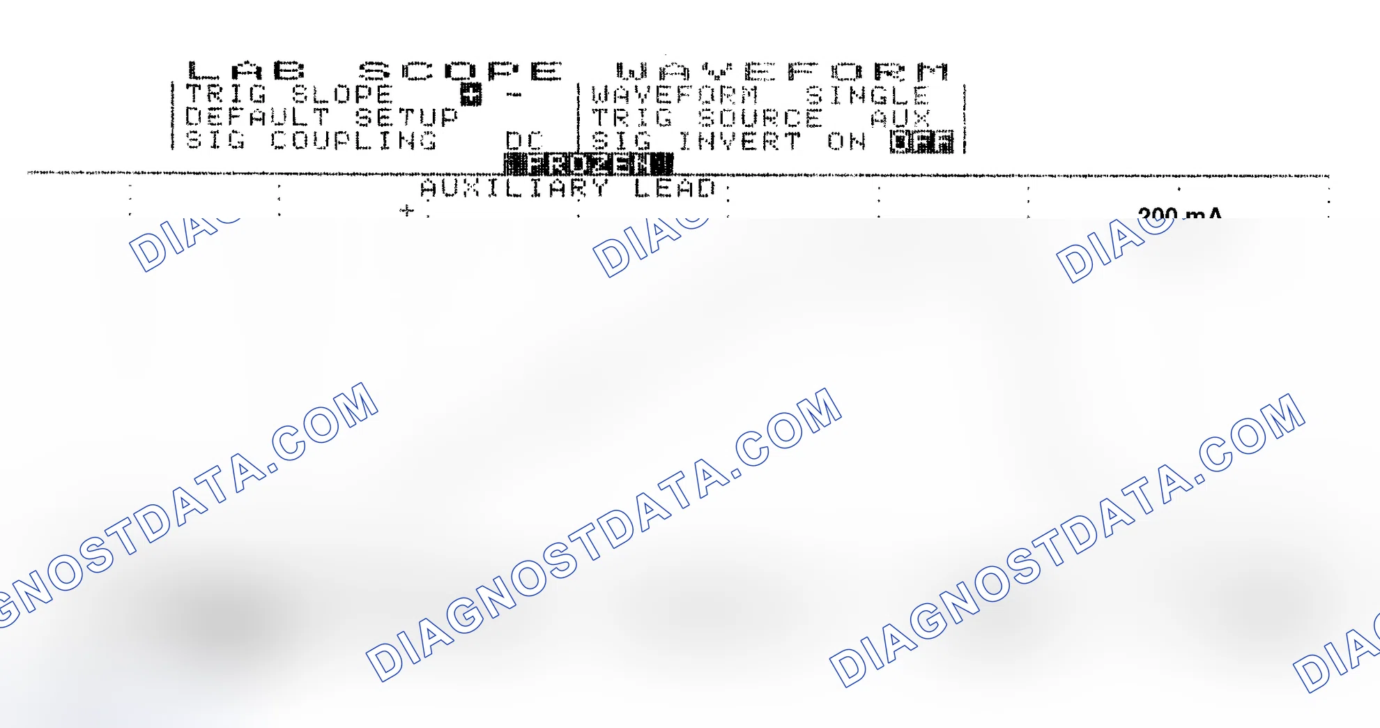 Scheme 13: Single Injector w/Normal Current Flow - Current Pattern