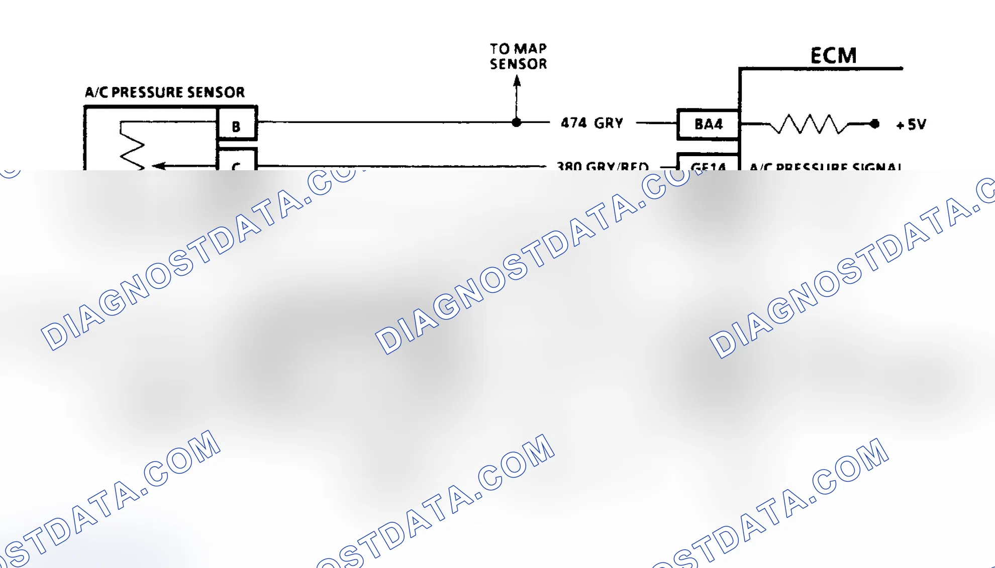 Scheme 156: Code 66, Schematic, A/C Pressure Sensor, "L" Body