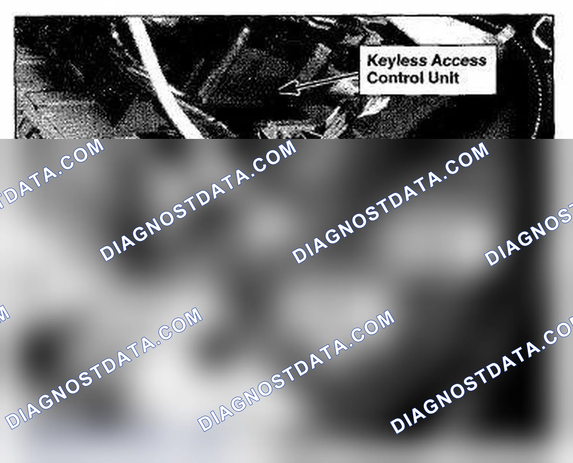 Scheme 1198: Under Left Side Of Dash (Keyless Access) Component Location (Photo 189)