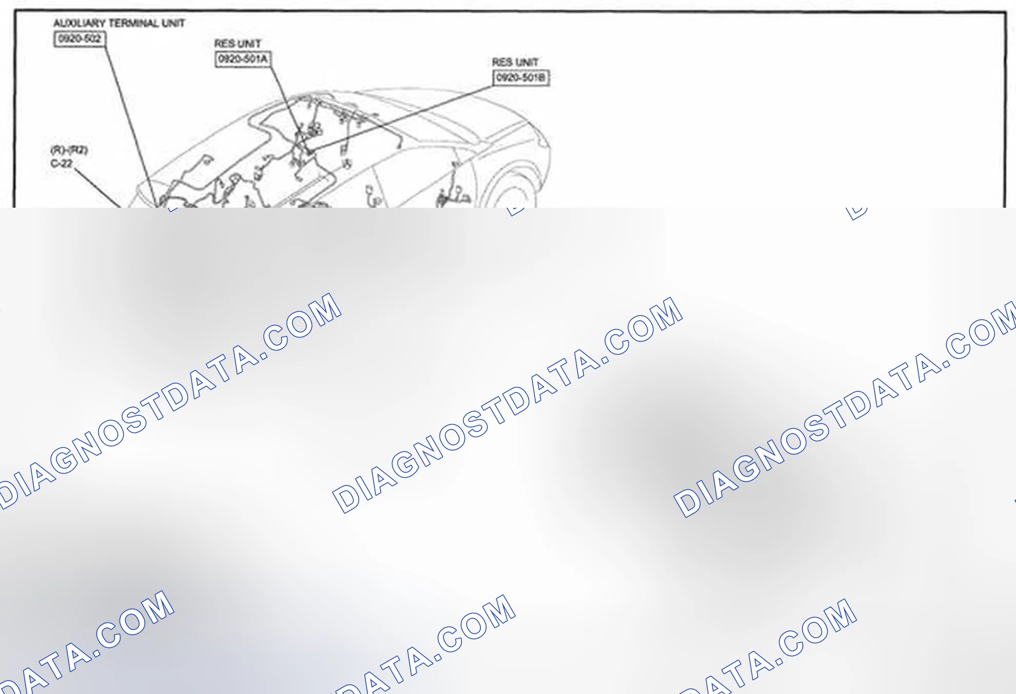 Scheme 325: Rear Entertainment System Wiring Diagram - 0920-5b (2 Of 2)