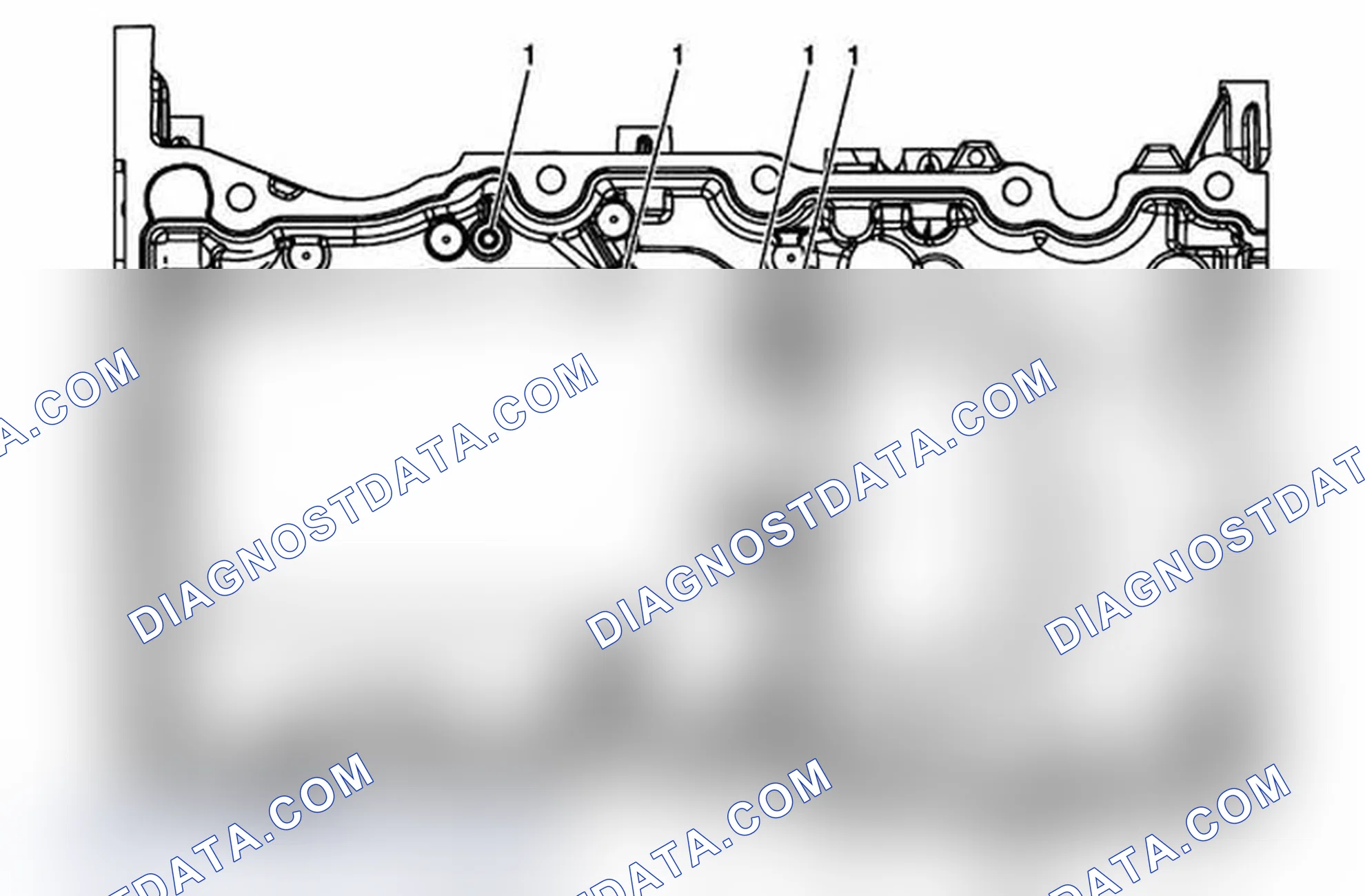 Scheme 77: Upper Oil Pan - Top View