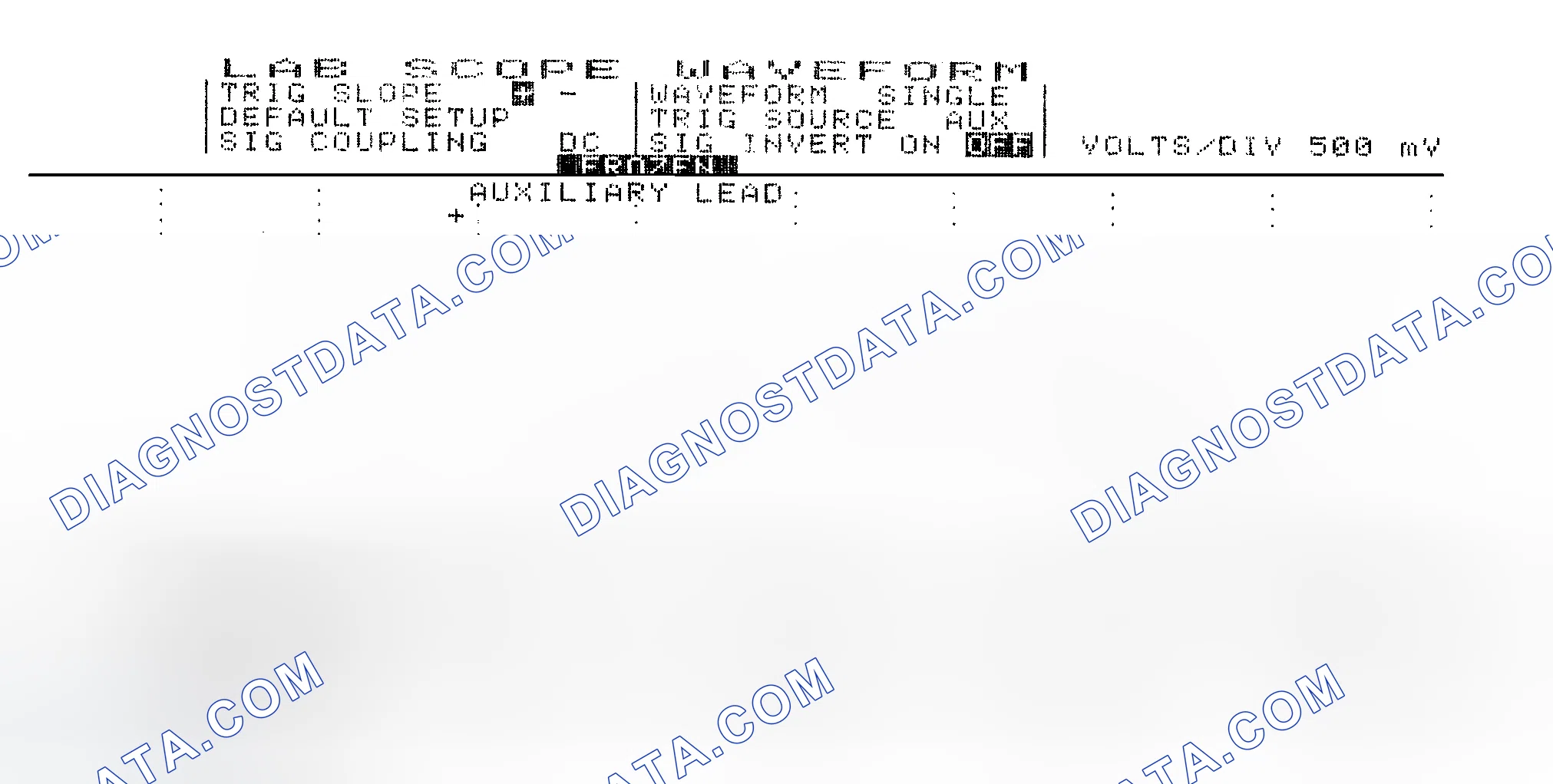 Scheme 14: Single Injector w/Excessive Current Flow - Current Pattern
