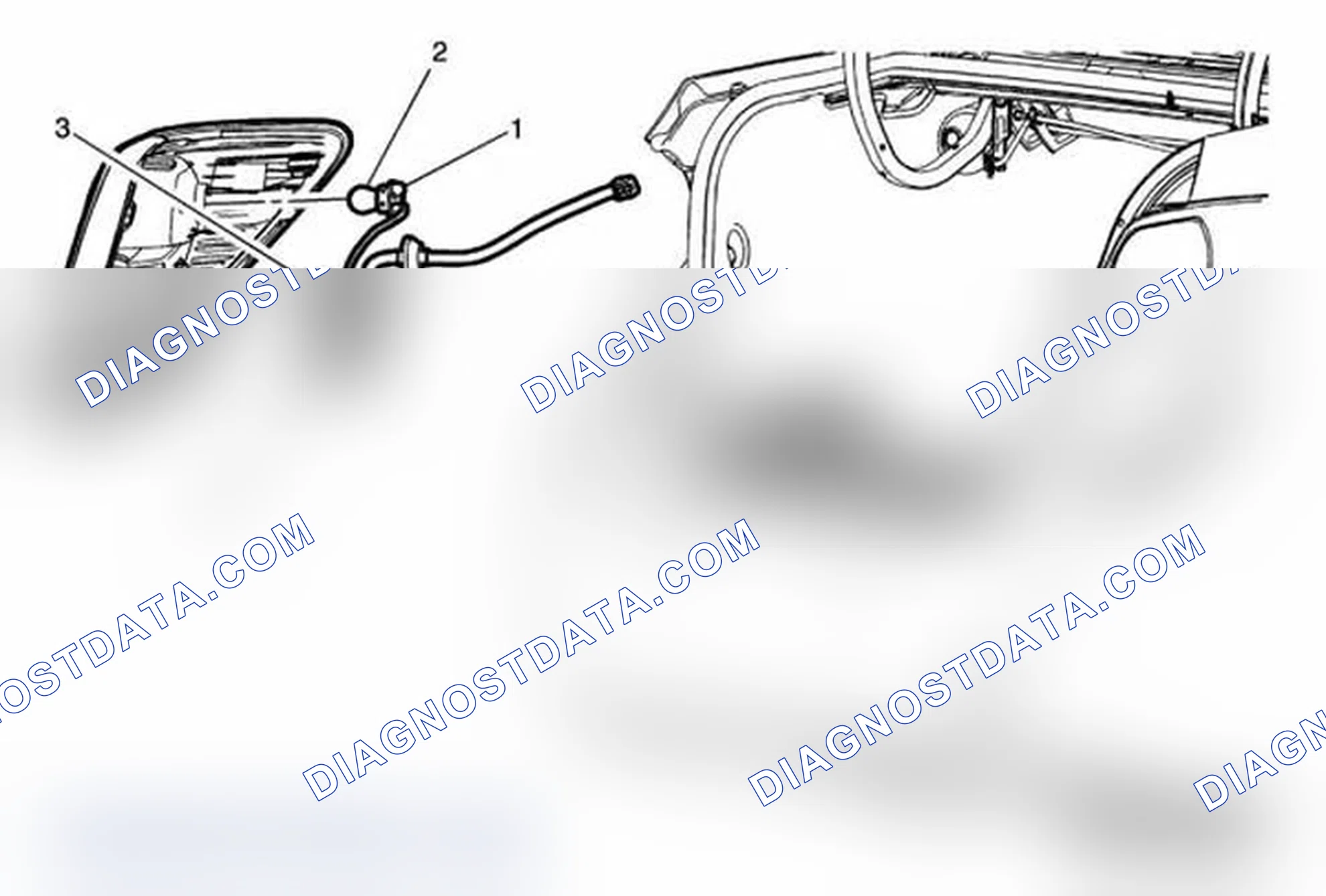 Scheme 37: Stop and Turn Signal Lamp Bulb Replacement (Sedan)