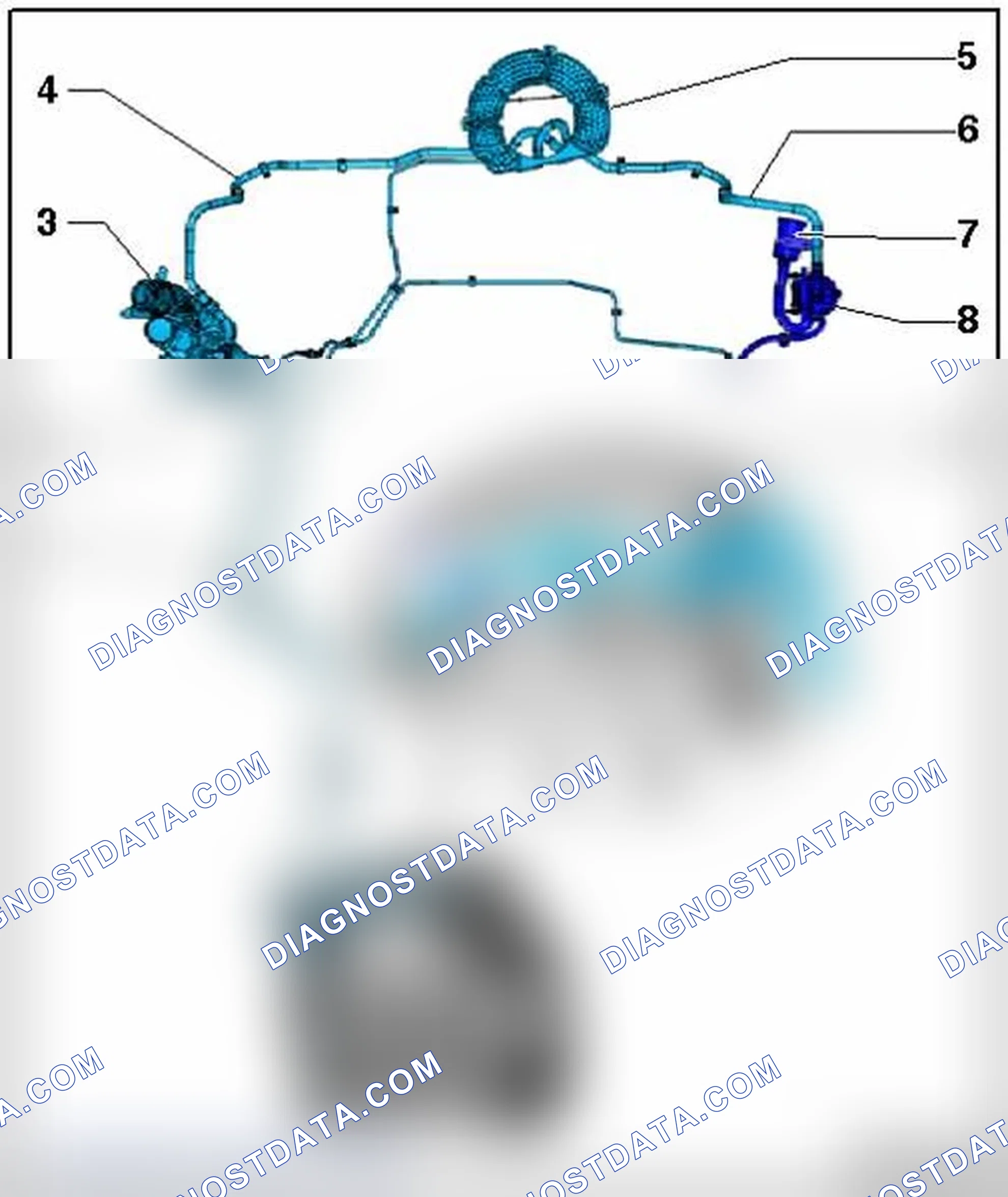Scheme 177: EVAP CANISTER AND LEAK DETECTION SYSTEM, HOSE DIAGRAM