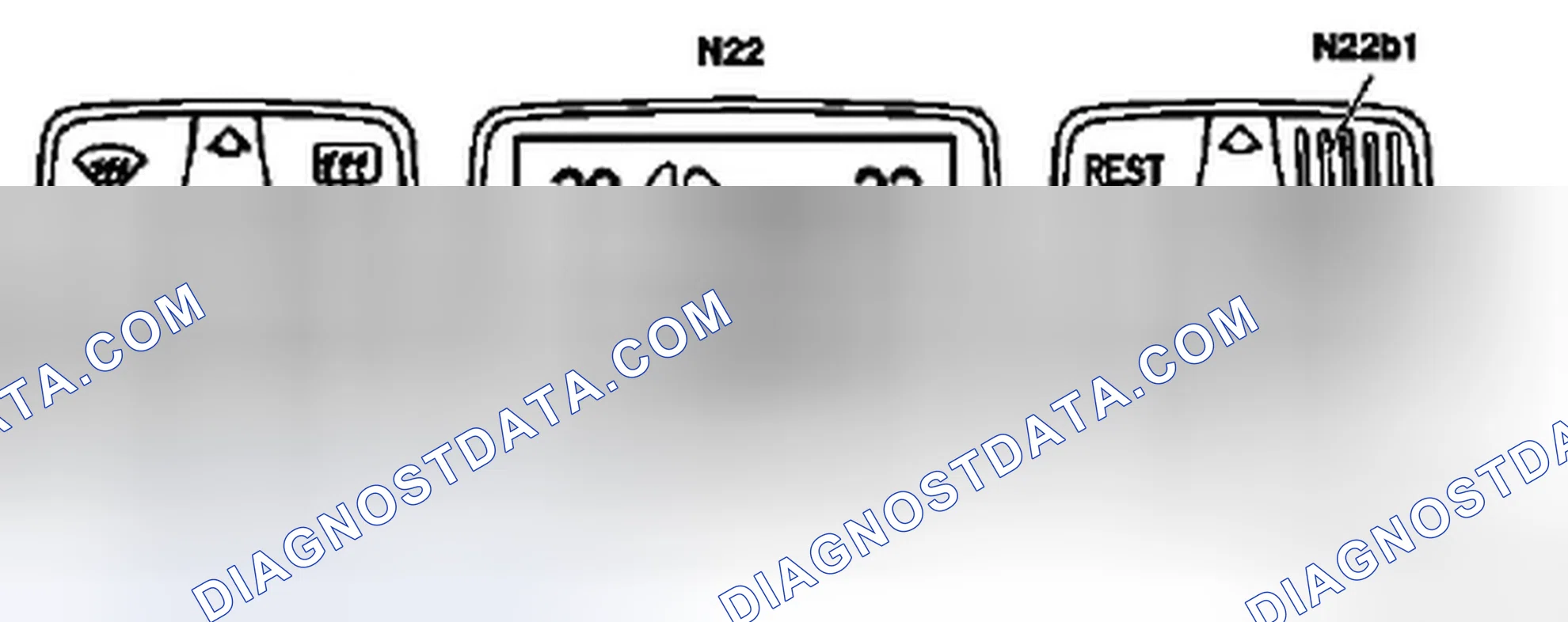 Fig. 86: Identifying Automatic A/C Pushbutton Control Module And In-Car Temperature Sensor (As Of 1.6.01)