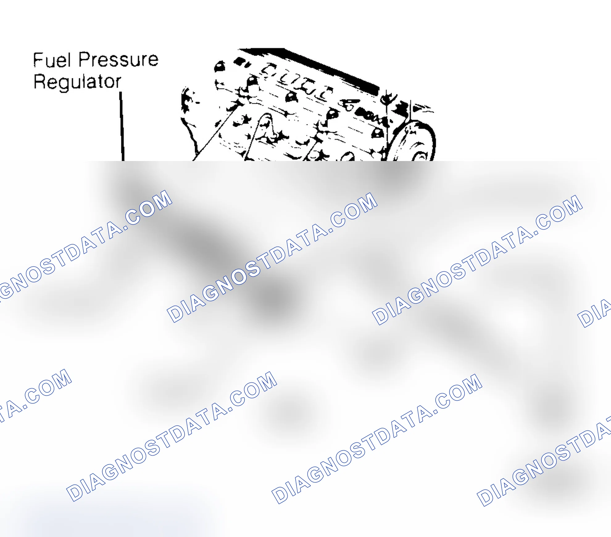 Scheme 10: View Of 2.3L Fuel Rail Assembly