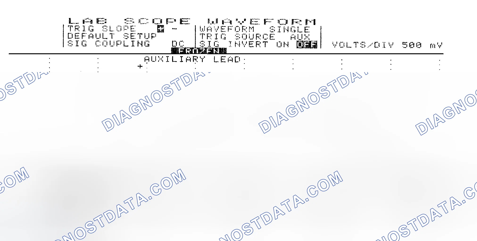 Scheme 14: Single Injector w/Excessive Current Flow - Current Pattern