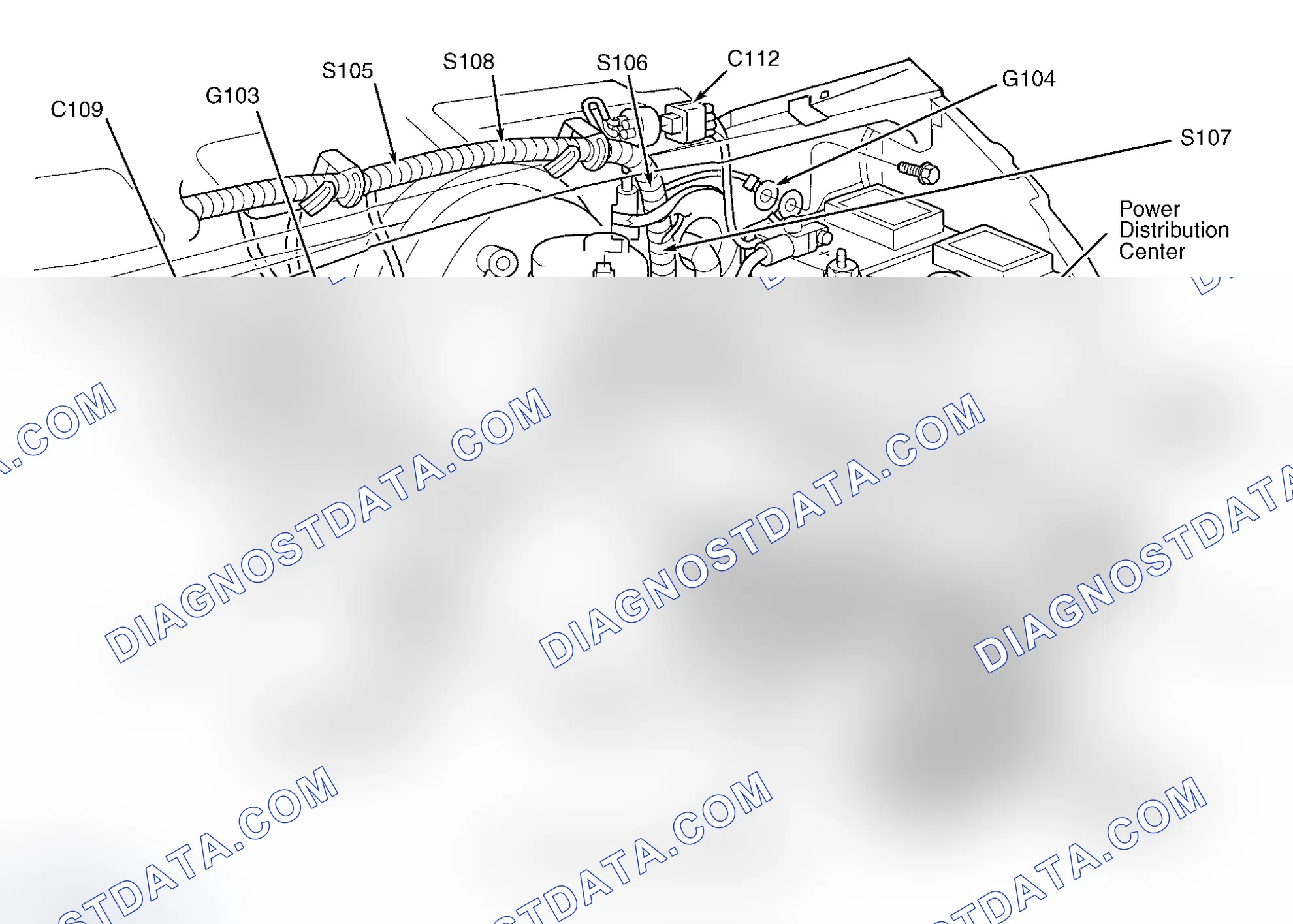 Scheme 4: Left Side Of Engine Compartment