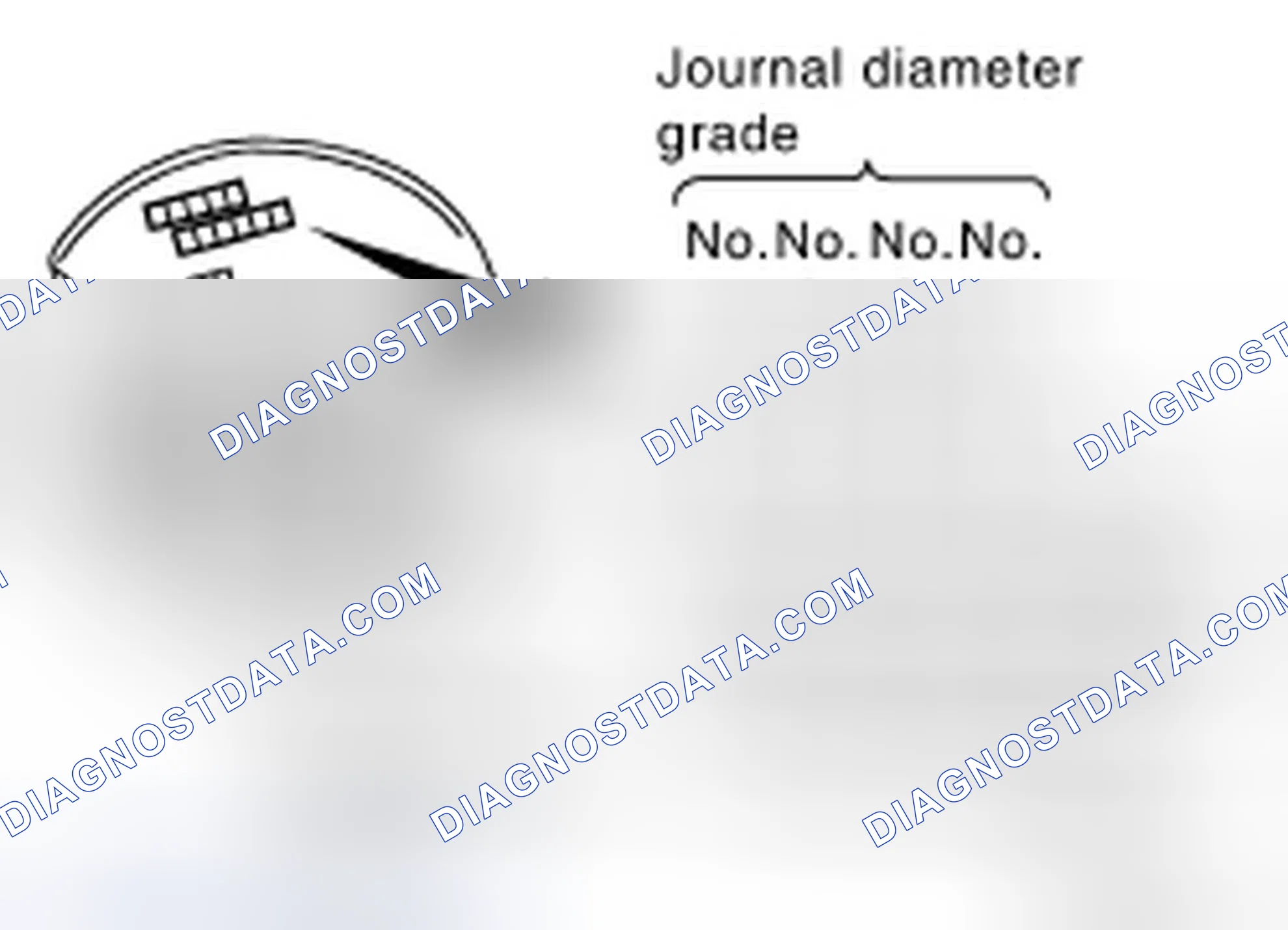 Fig. 269: Identifying Journal Diameter Grade