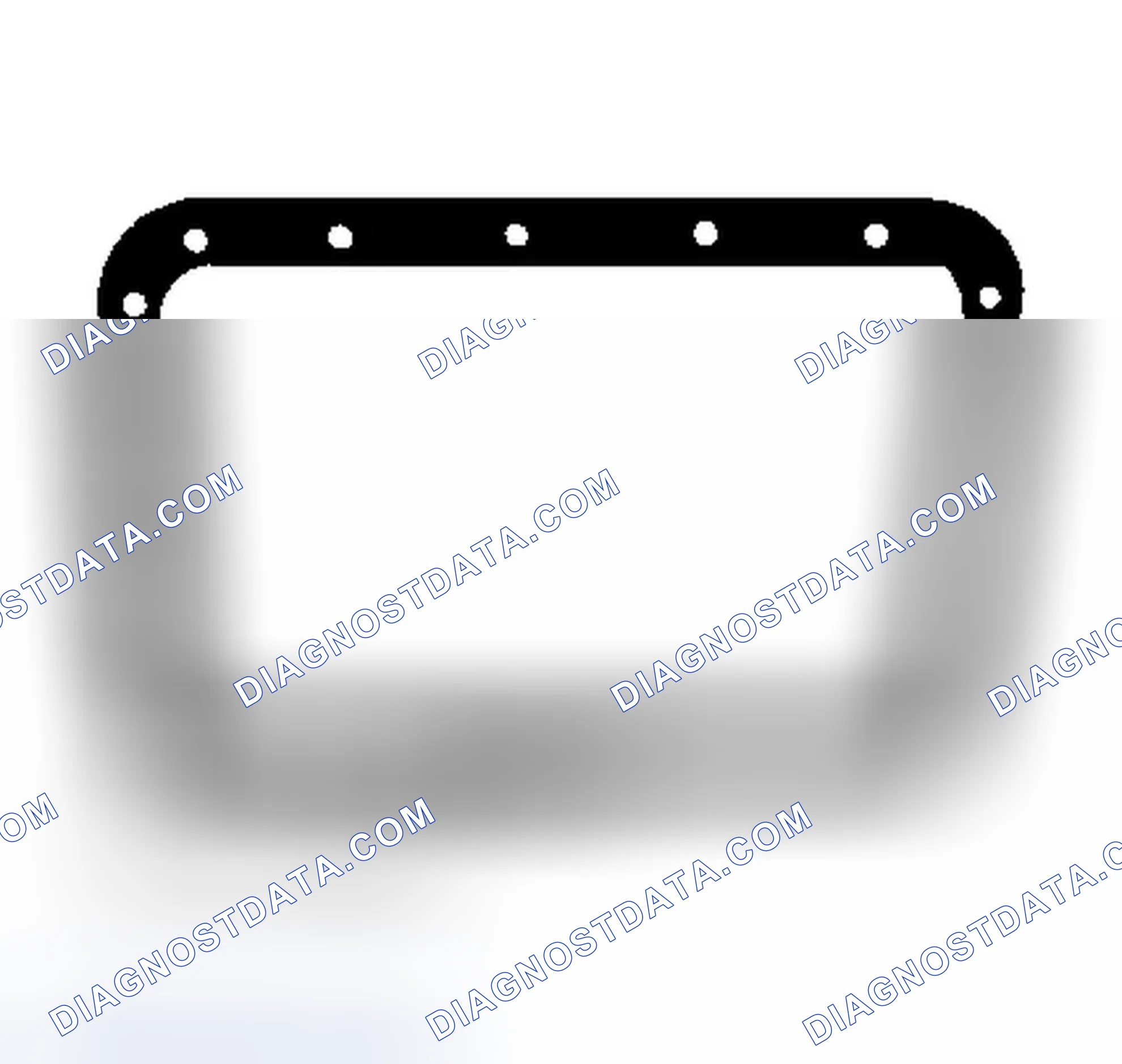 Scheme 11: Identifying Oil Pan Gasket (4R44E, 4R55E & 5R55E)