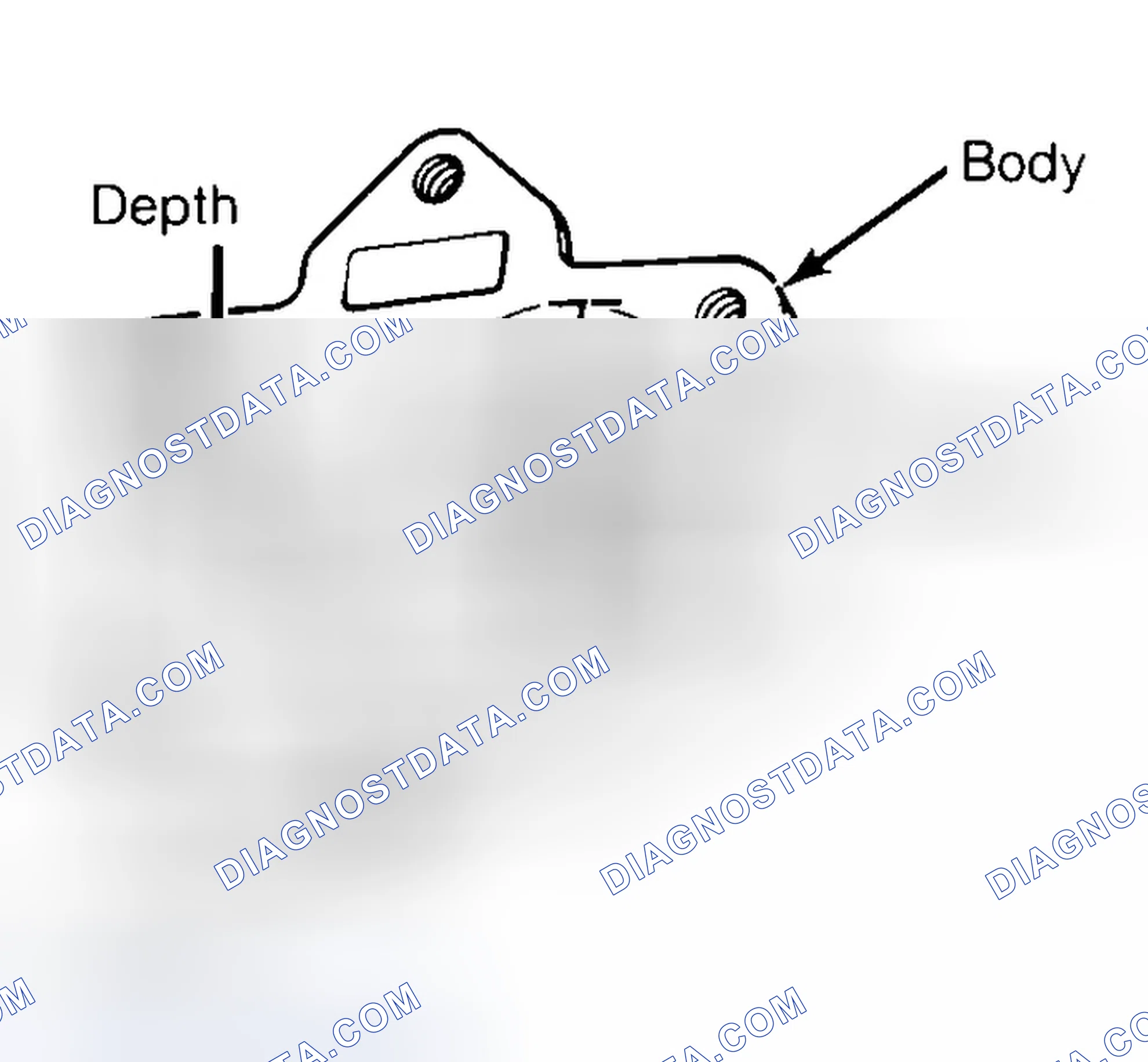 Scheme 35: Measuring Oil Pump Gear Cavity