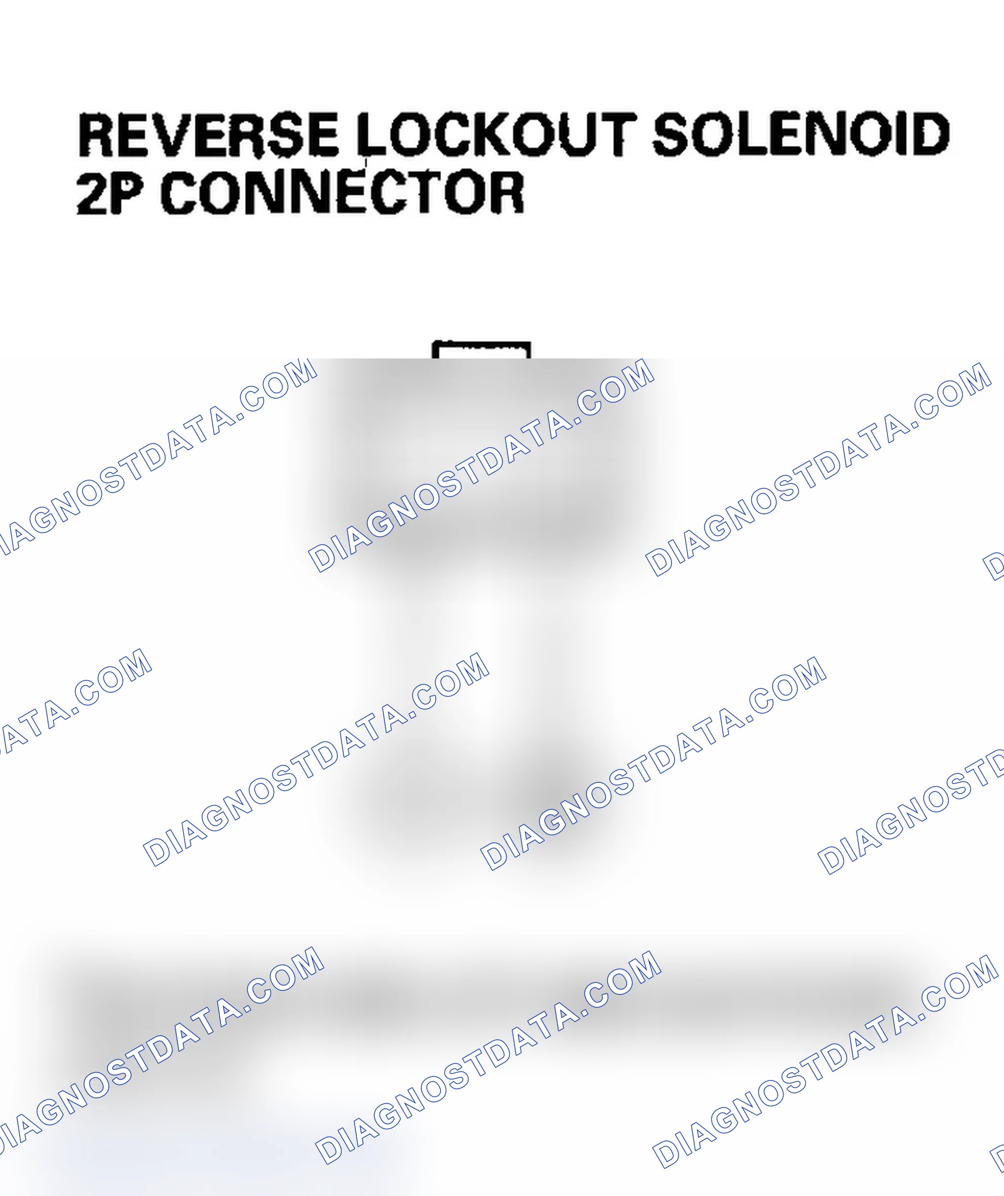 Scheme 209: Reverse Lockout Solenoid Test