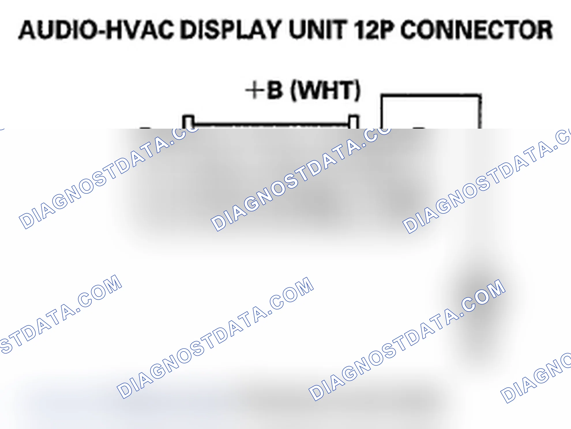Scheme 168: Audio system information does not display on the audio-HVAC display unit (with premium audio)