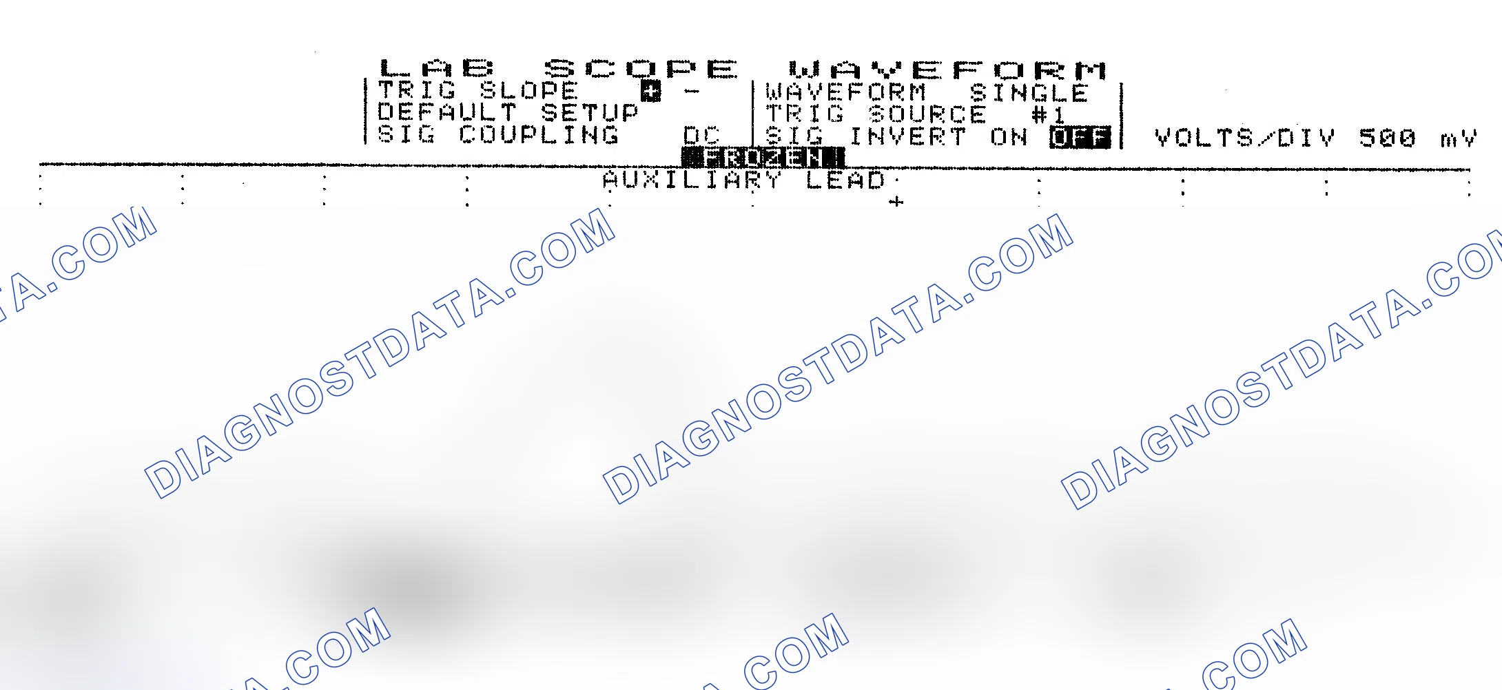 Scheme 10: Single Injector w/Excessive Current Flow - Current Pattern