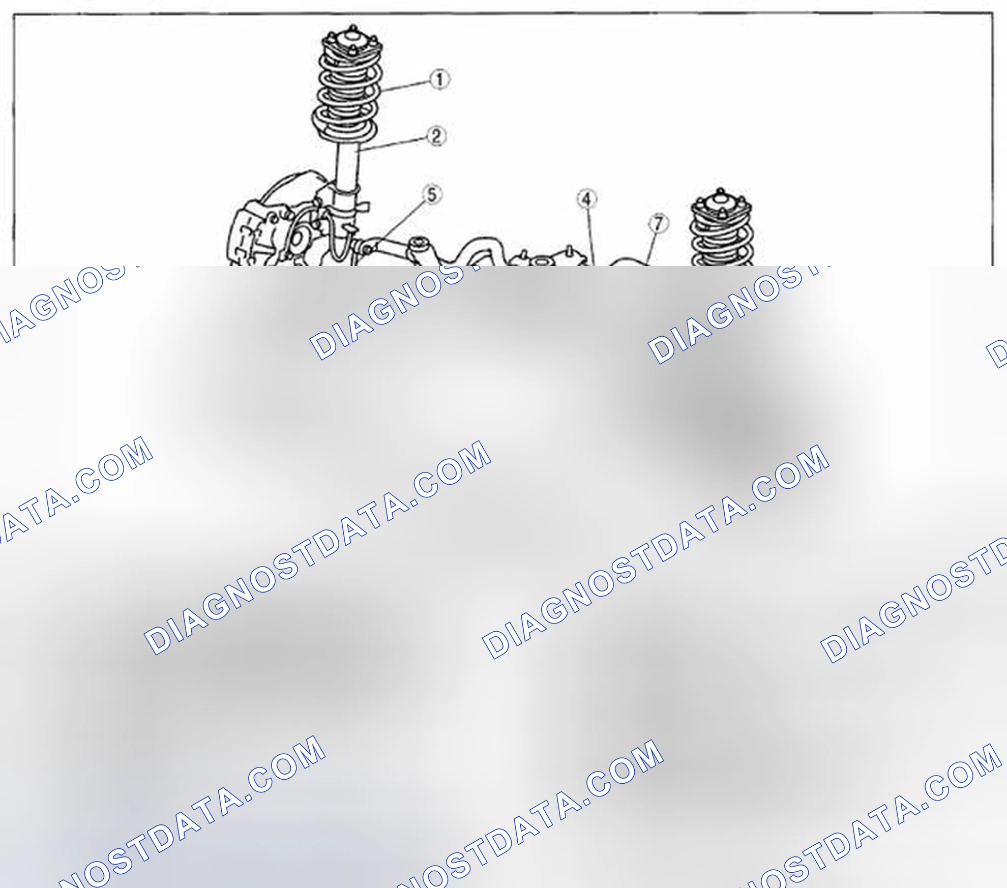 Scheme 1: FRONT SUSPENSION LOCATION INDEX