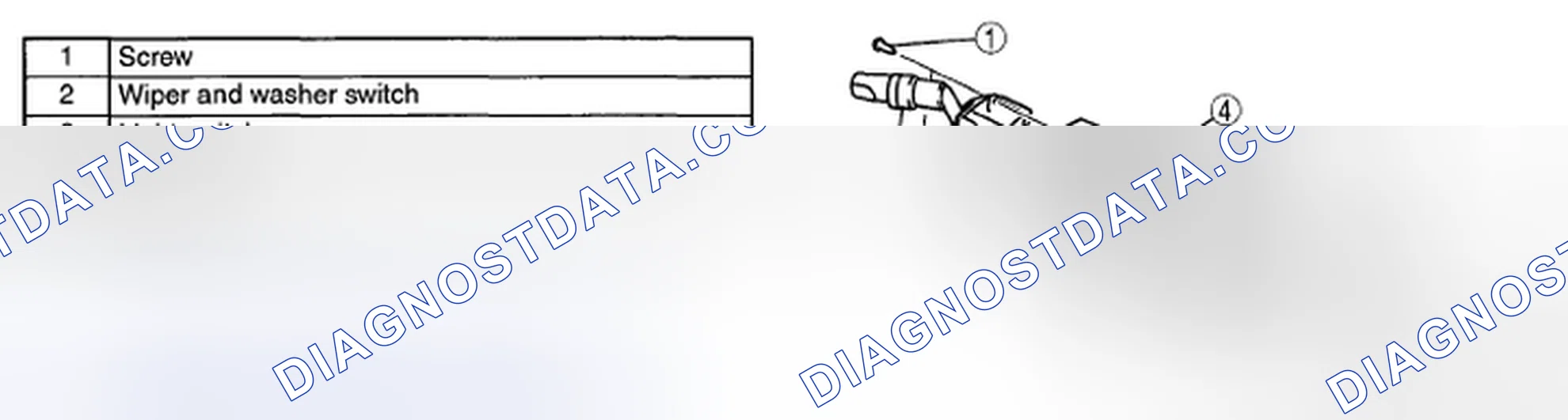 Scheme 32: COMBINATION SWITCH DISASSEMBLY/ASSEMBLY