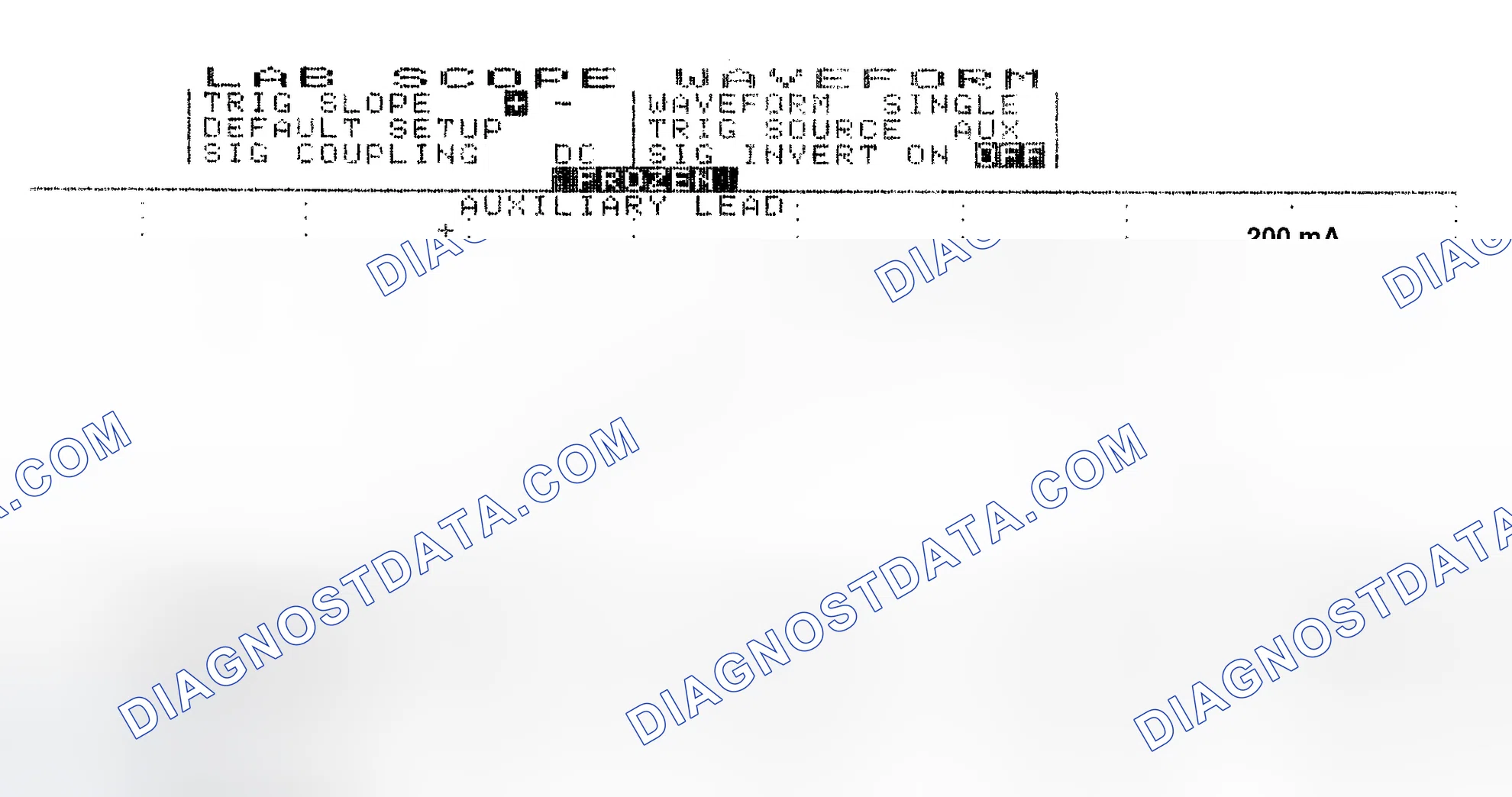 Scheme 13: Single Injector w/Normal Current Flow - Current Pattern