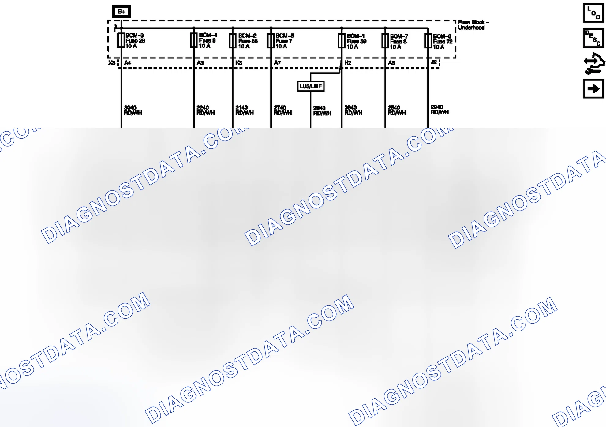 Scheme 7: BCM Power, Ground and Serial Data