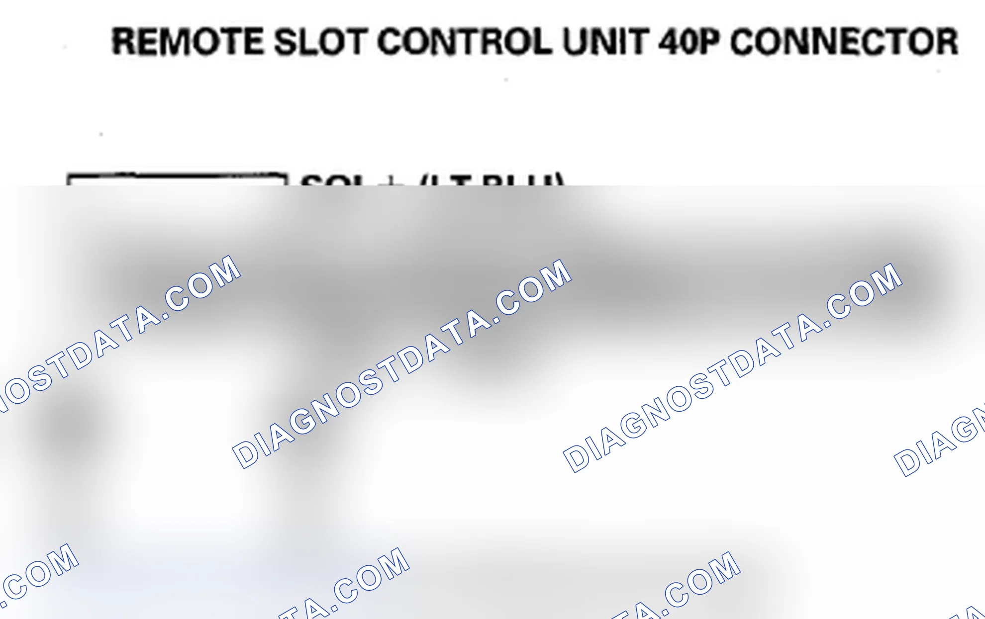 Scheme 102: DTC B1930: Remote Slot Control Unit LOCK/ UNLOCK Error