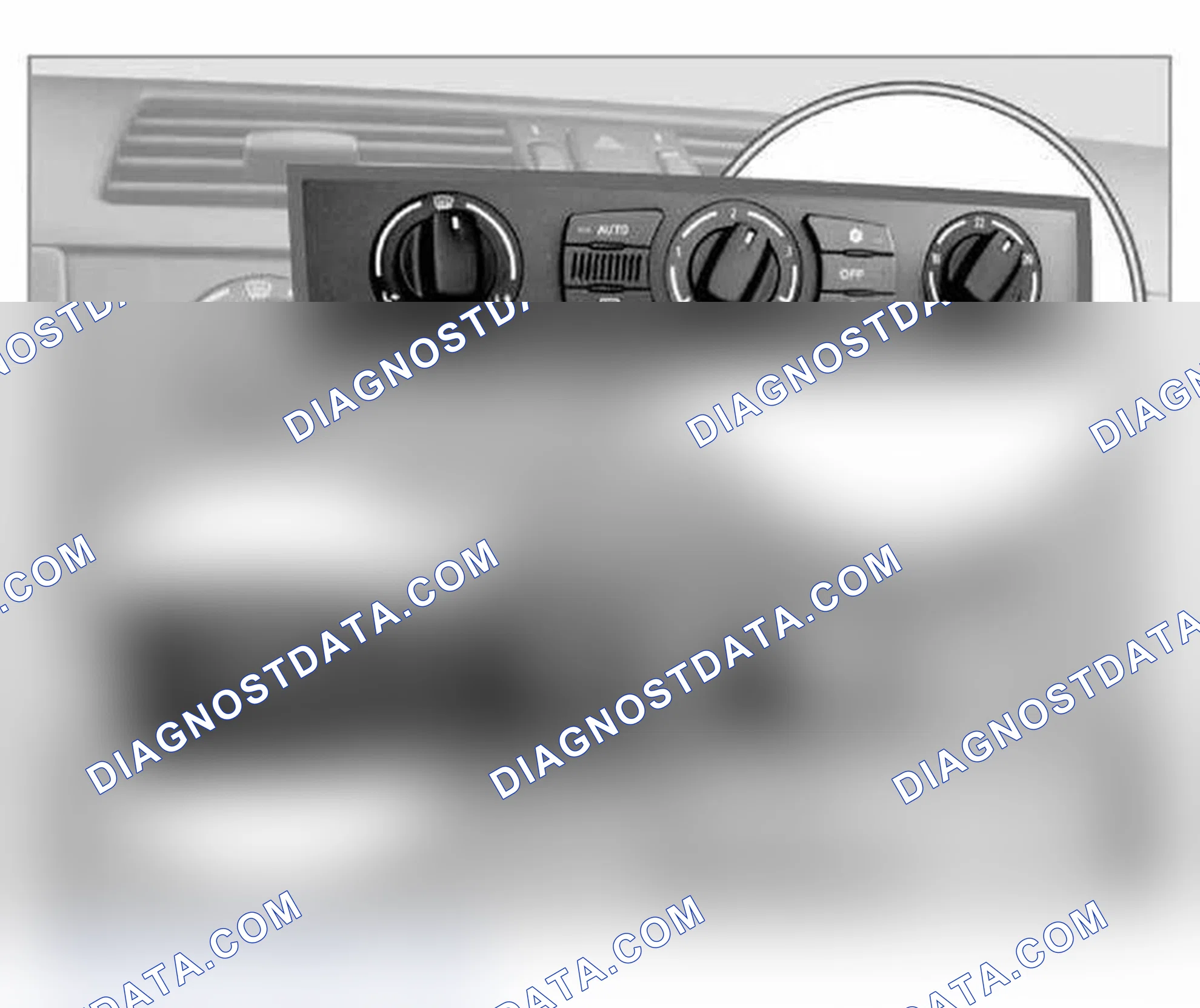 Scheme 114: INTEGRATED AUTOMATIC HEATING/AIR-CONDITIONING SYSTEM (IHKA), BASIC AND HIGH E60, E61, E63, E64