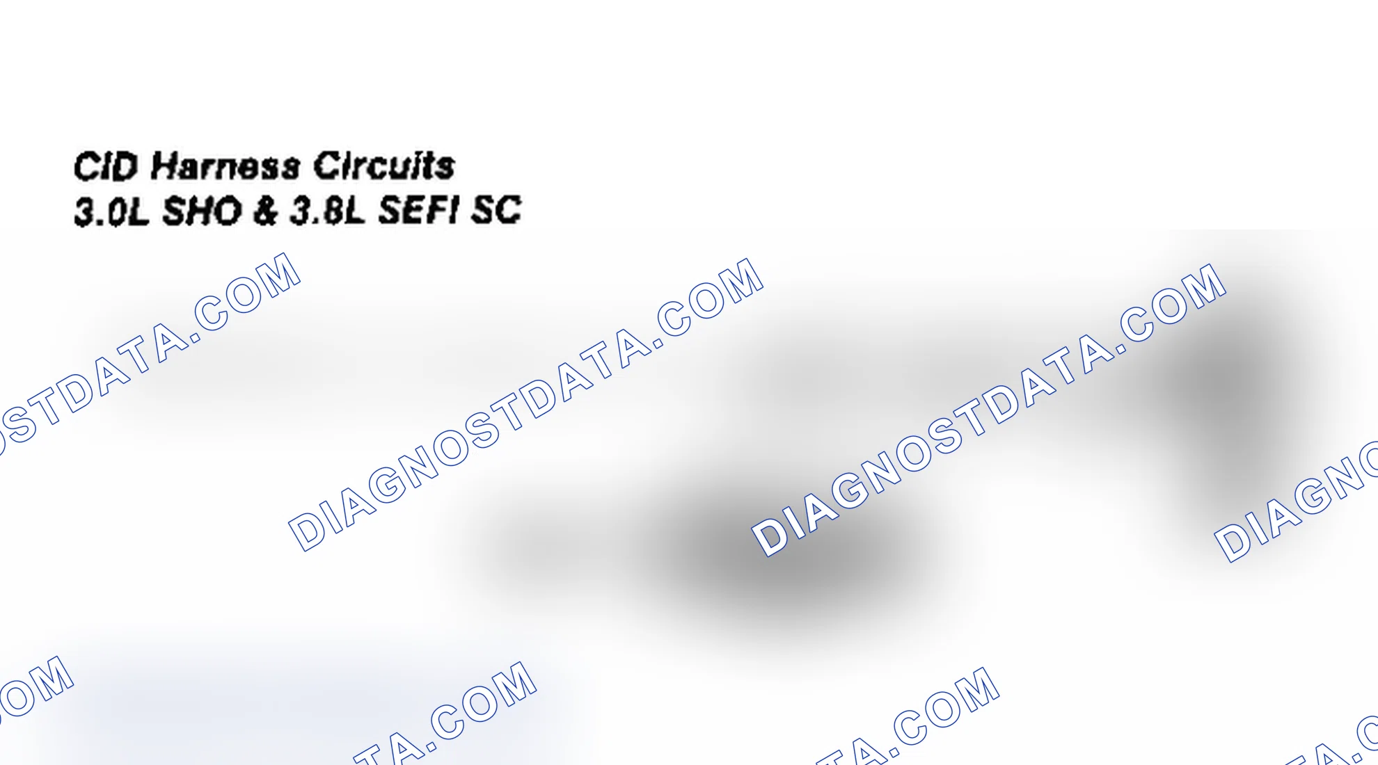 Scheme 33: CID Harness Circuits (3.8L SPFI-MA SC)