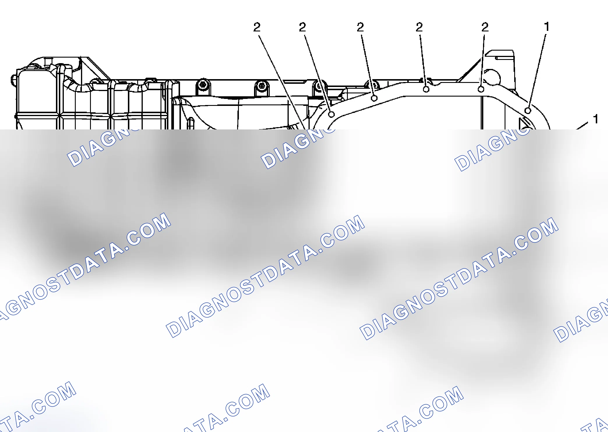 Scheme 437: Upper Oil Pan - Bottom View