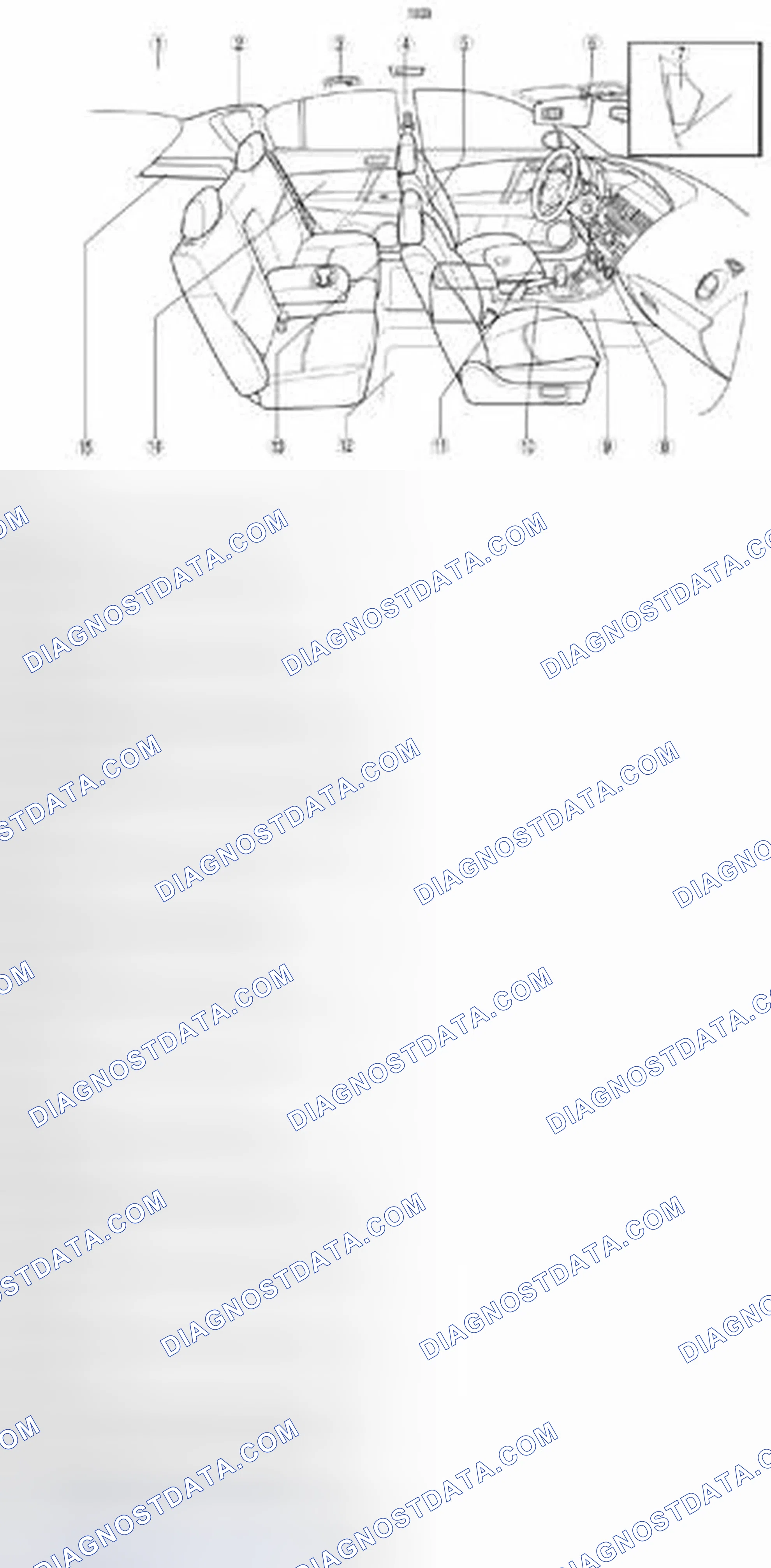 Scheme 57: Locating Rear Door Trim Components (5HB)