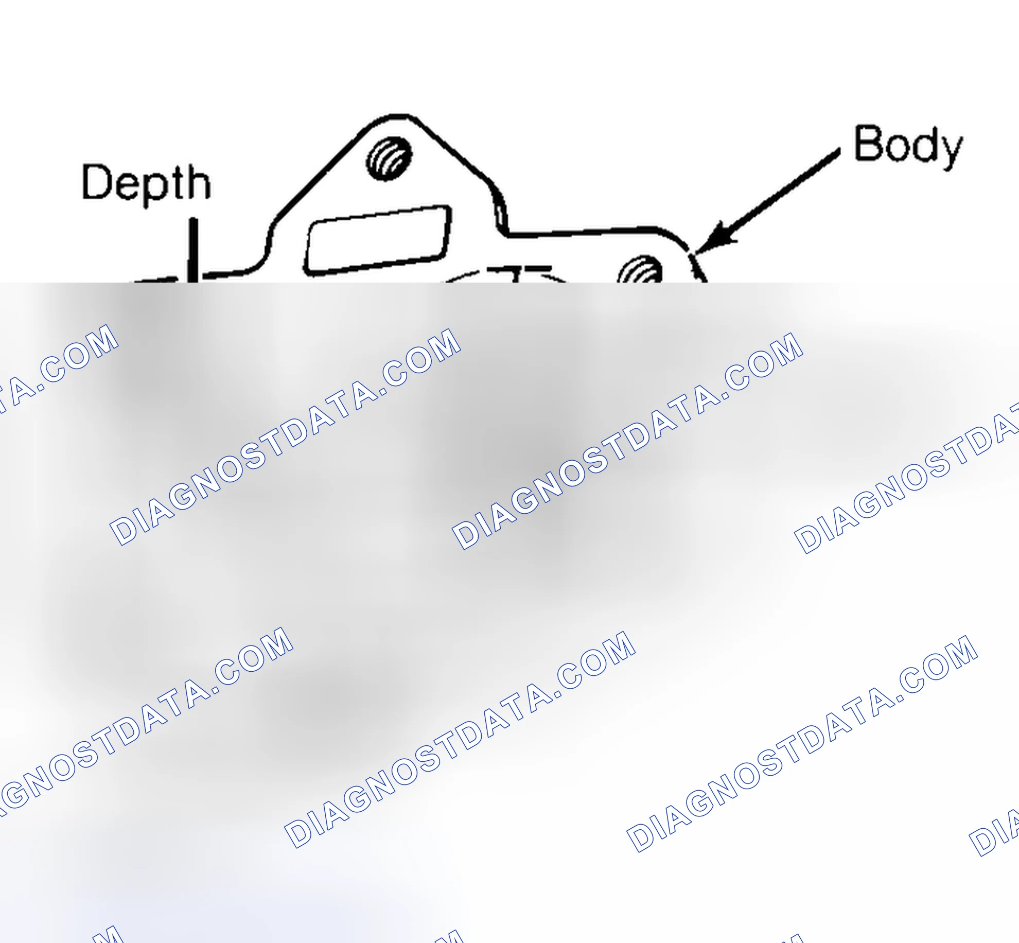 Scheme 35: Measuring Oil Pump Gear Cavity