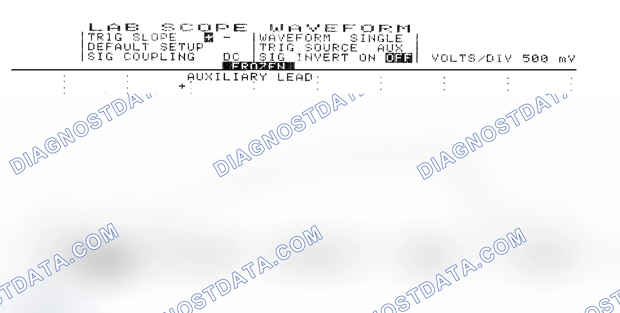 Scheme 14: Single Injector w/Excessive Current Flow - Current Pattern