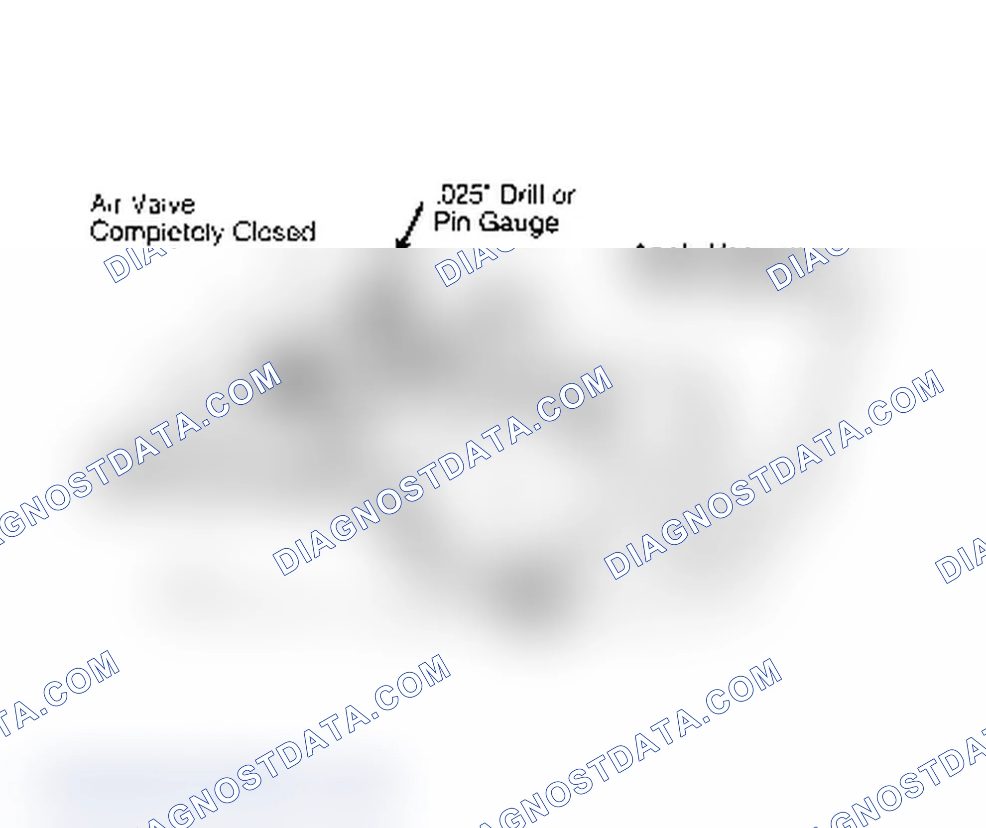 Scheme 14: Air Valve Rod Adjustment - Front Air valve must be completely closed.