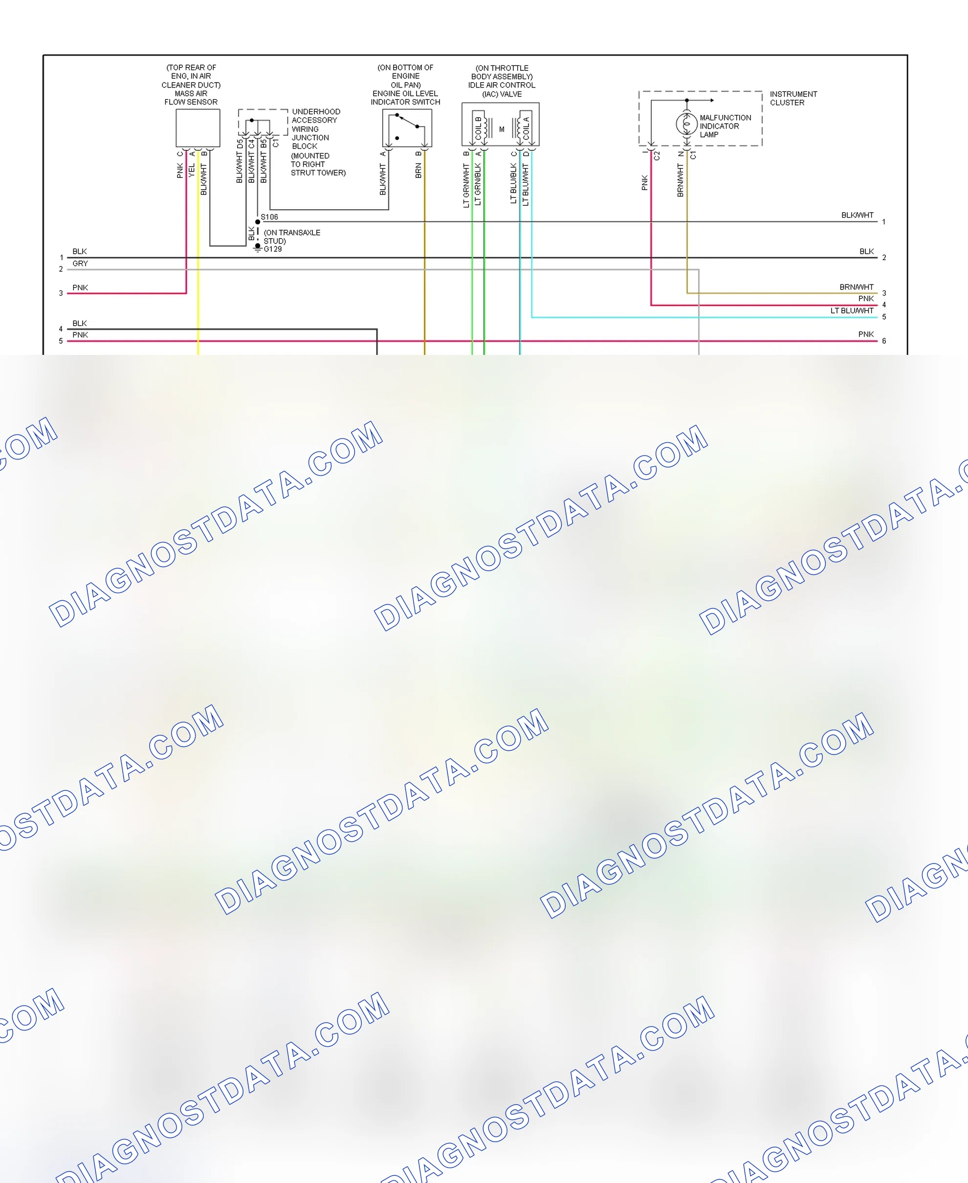 Scheme 112: PCM Wiring Diagram (Grand Prix - 3.1L - 3 Of 4)