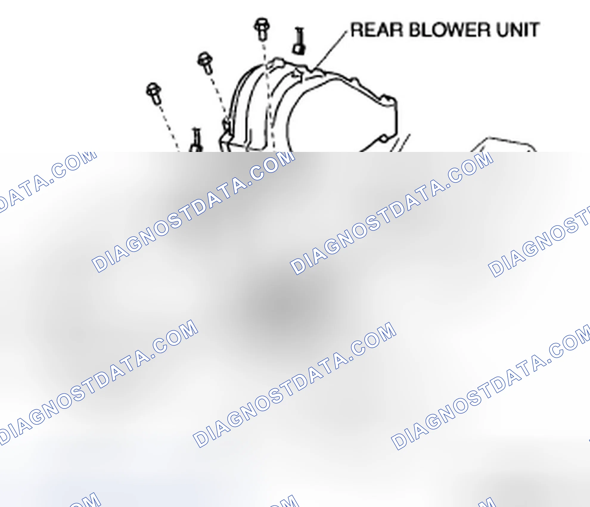 Scheme 139: REAR BLOWER UNIT REMOVAL/INSTALLATION