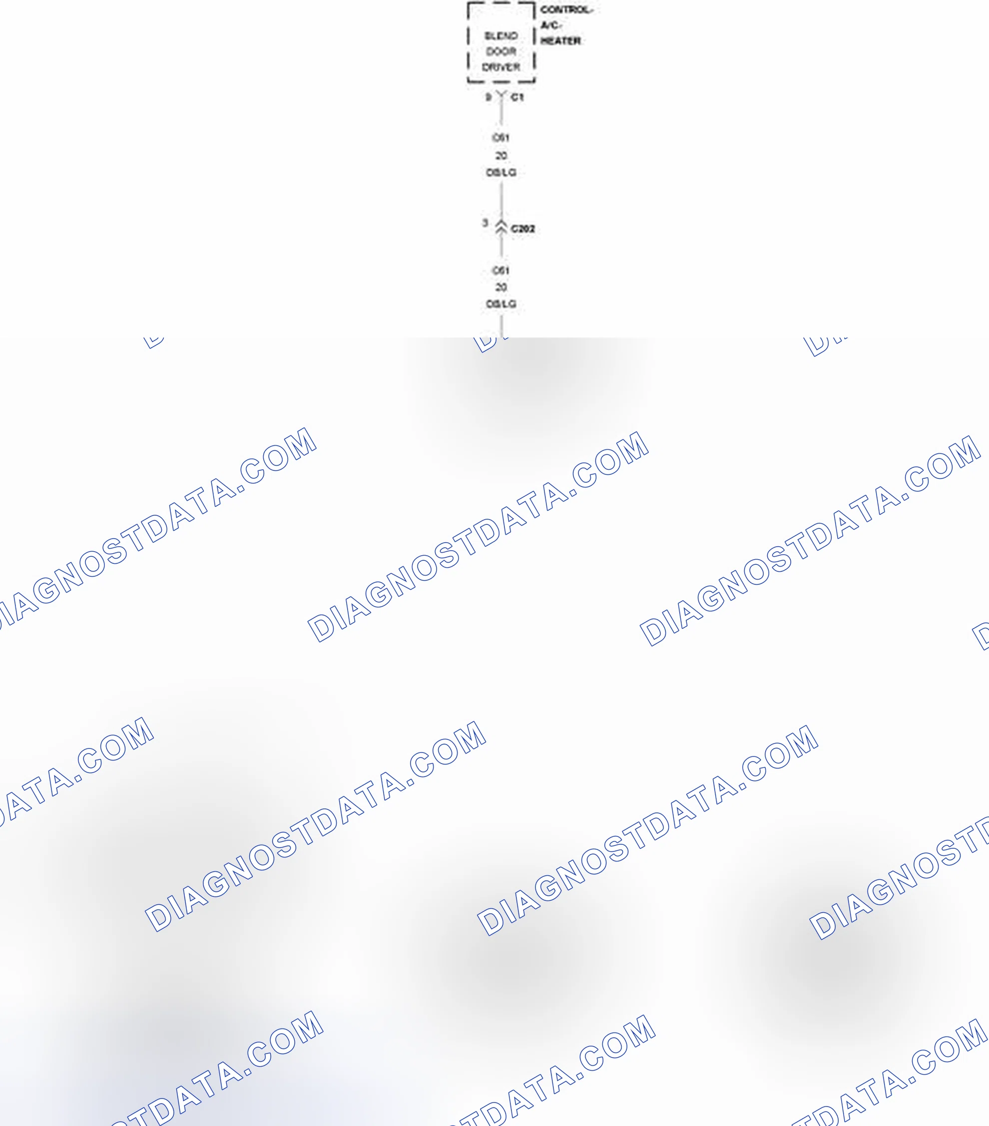 Scheme 33: B104E-BLEND DOOR CONTROL CIRCUIT HIGH