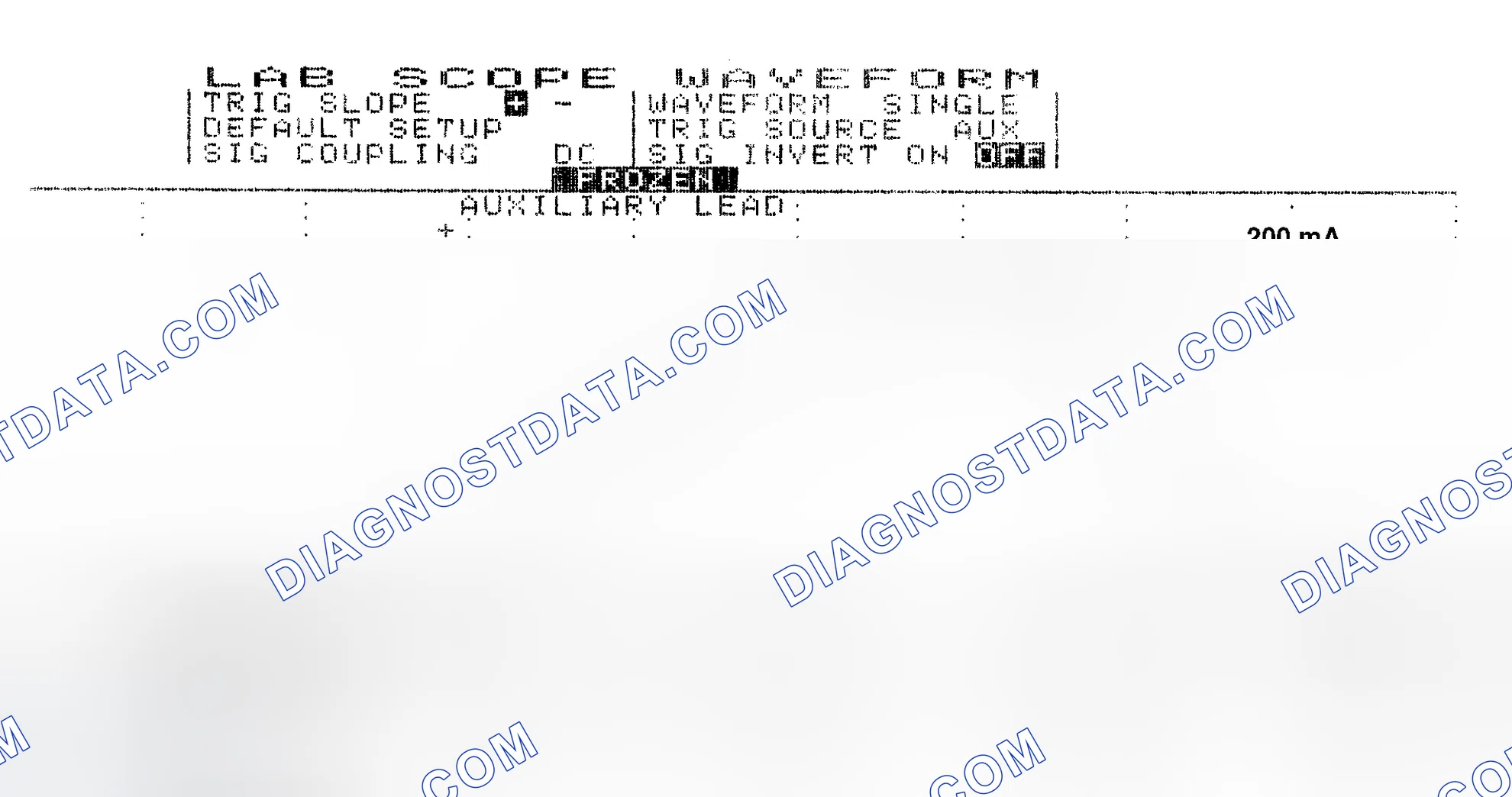 Scheme 13: Single Injector w/Normal Current Flow - Current Pattern
