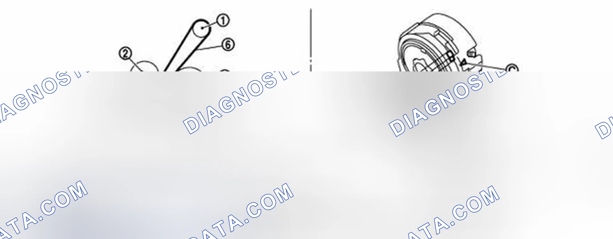 Fig. 2: Identifying Drive Belts Components