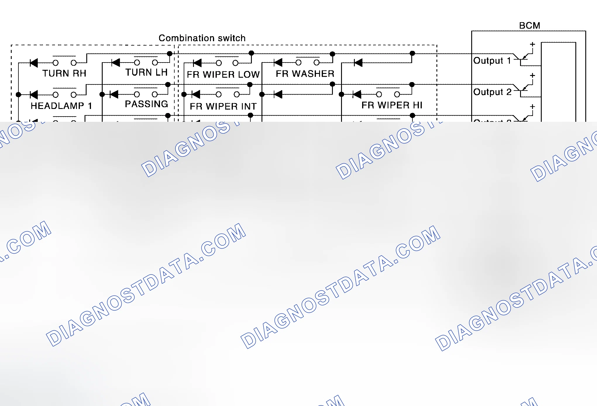 Scheme 854: COMBINATION SWITCH READING FUNCTION