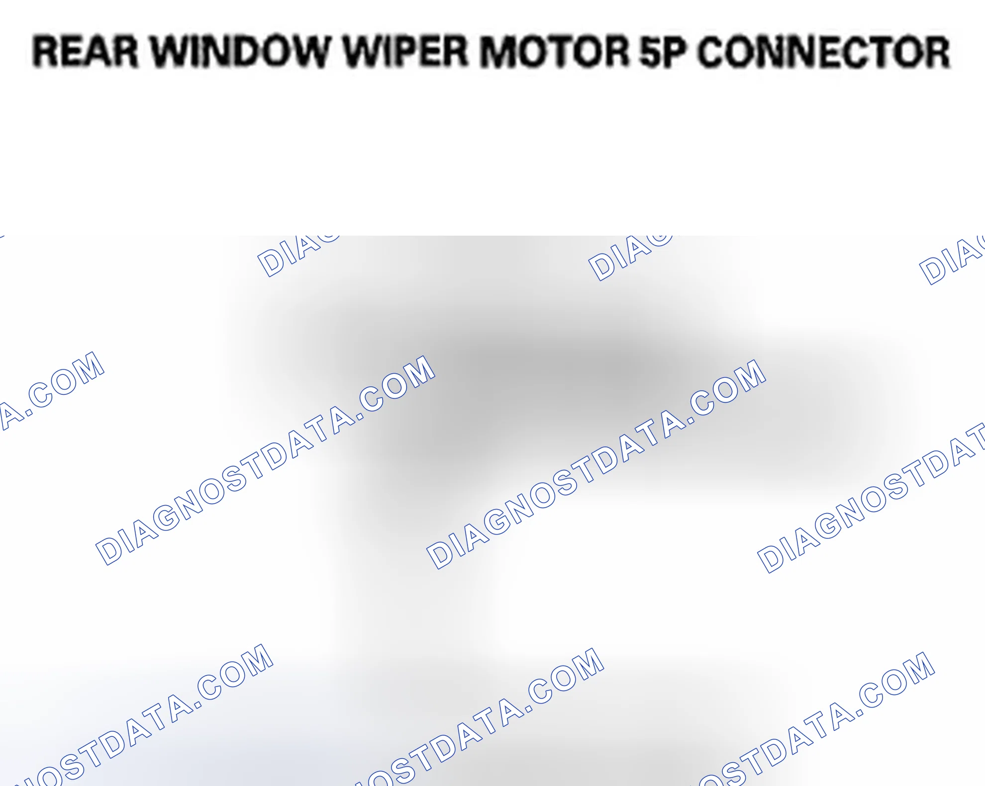 Scheme 34: DTC B1037: Rear Wiper RISE/RET Switch No Signal Change