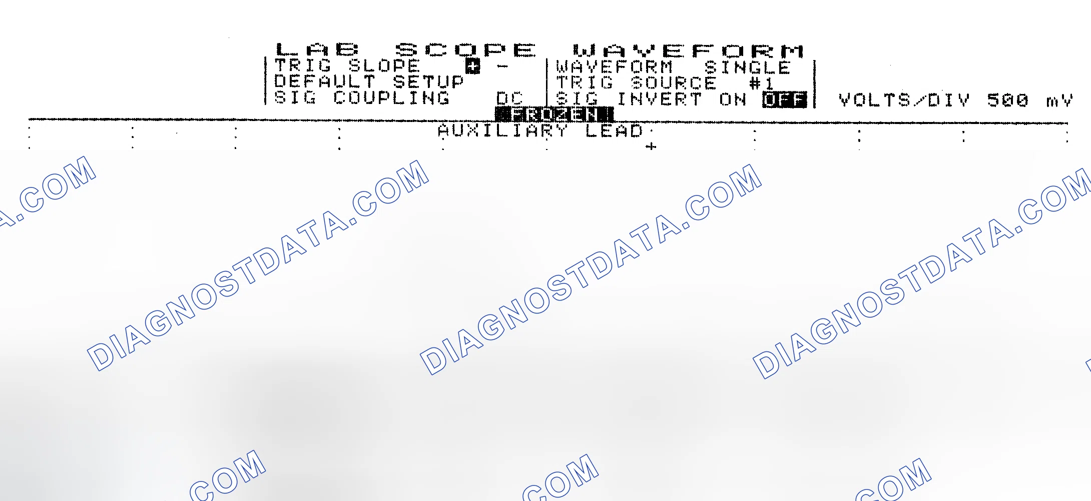Scheme 10: Single Injector w/Excessive Current Flow - Current Pattern
