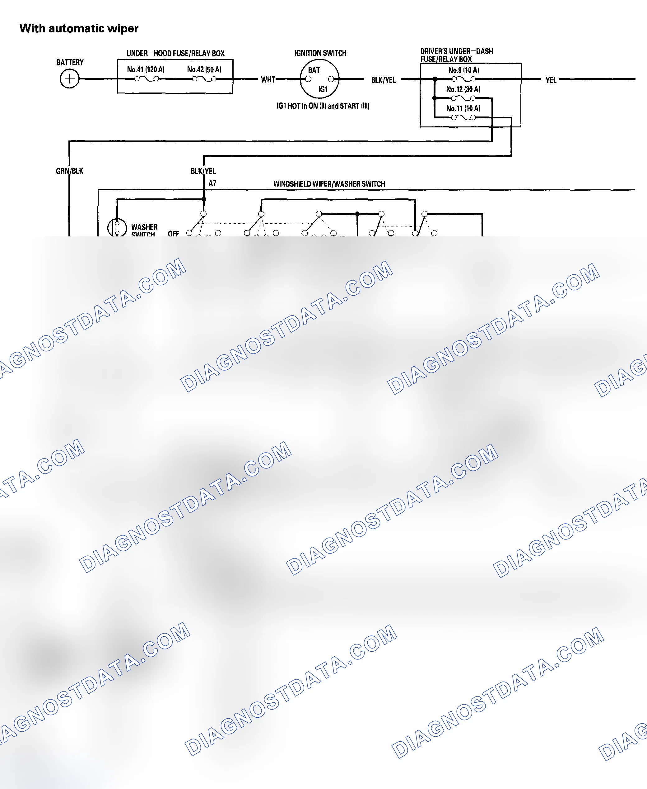 Scheme 3: Circuit Diagram - Windshield