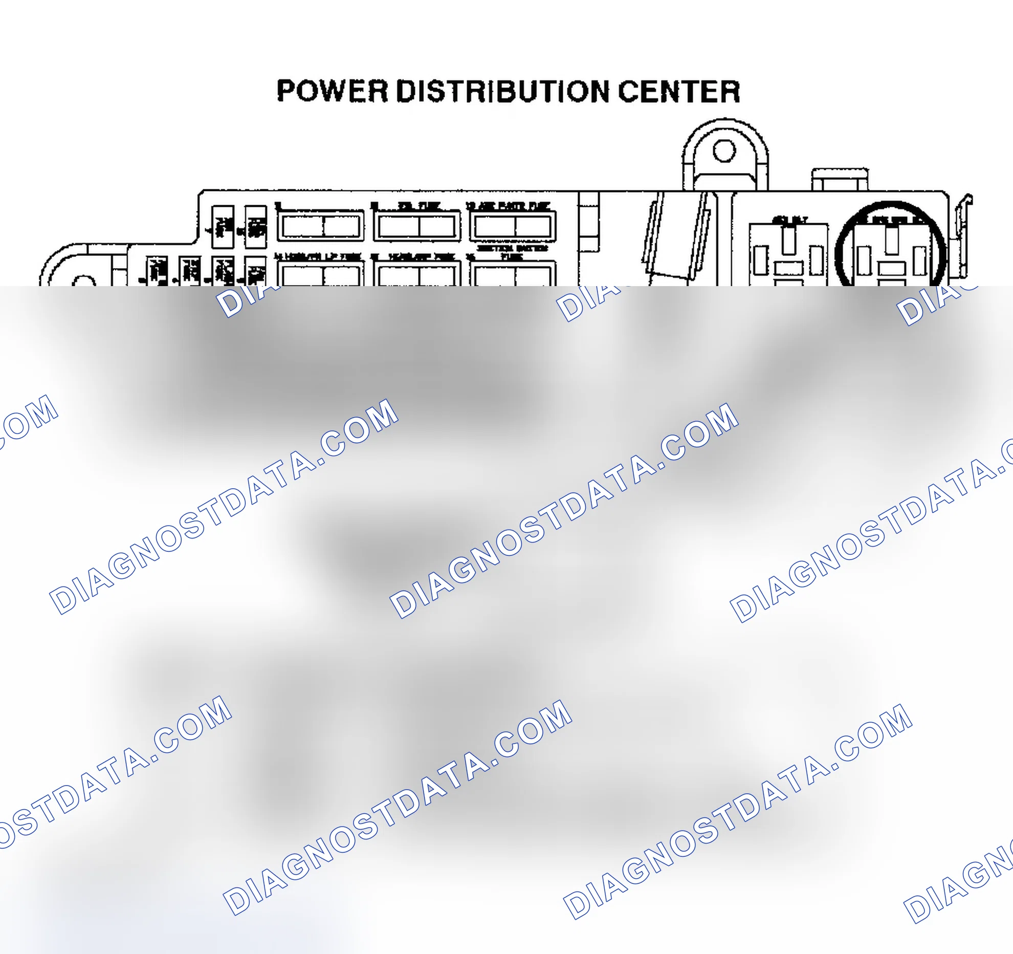 Scheme 46: High Speed Radiator Fan Control Relay Connector Terminals & Location