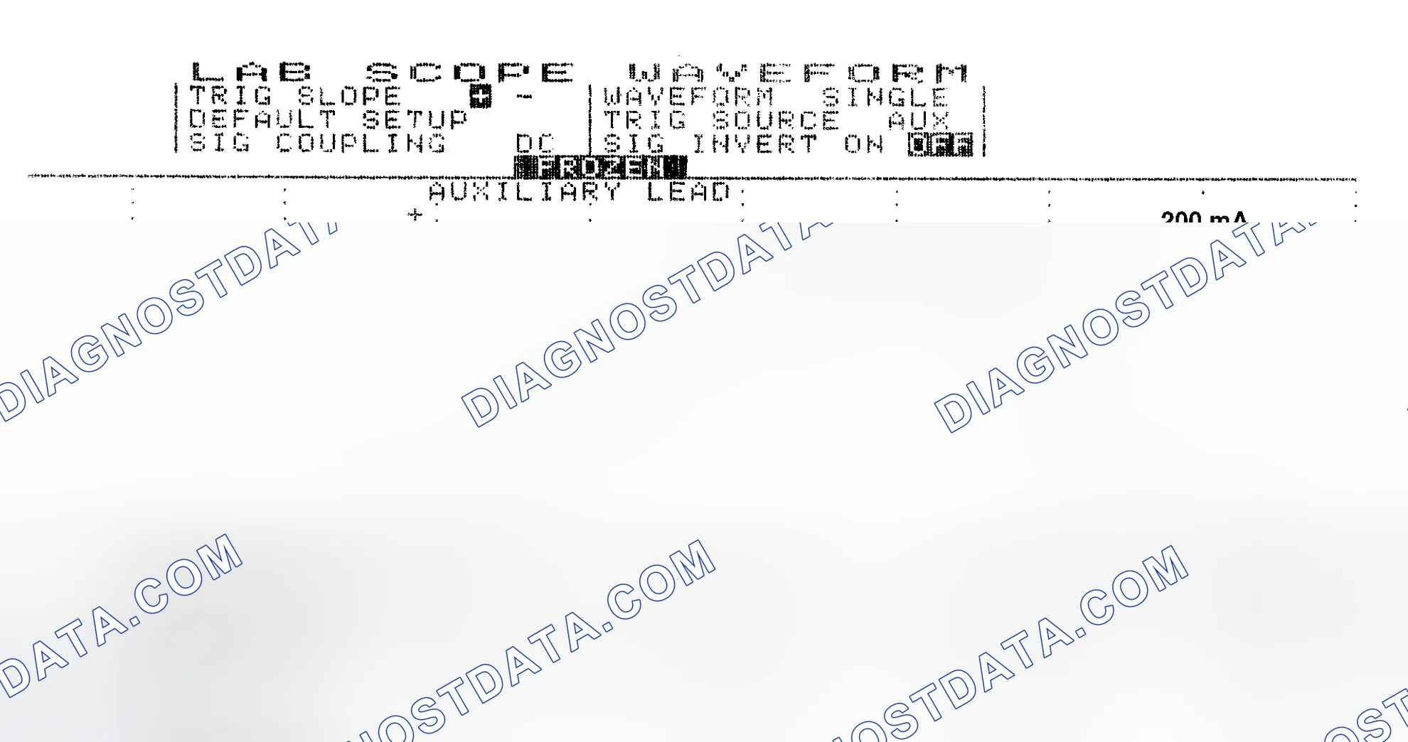 Scheme 13: Single Injector w/Normal Current Flow - Current Pattern