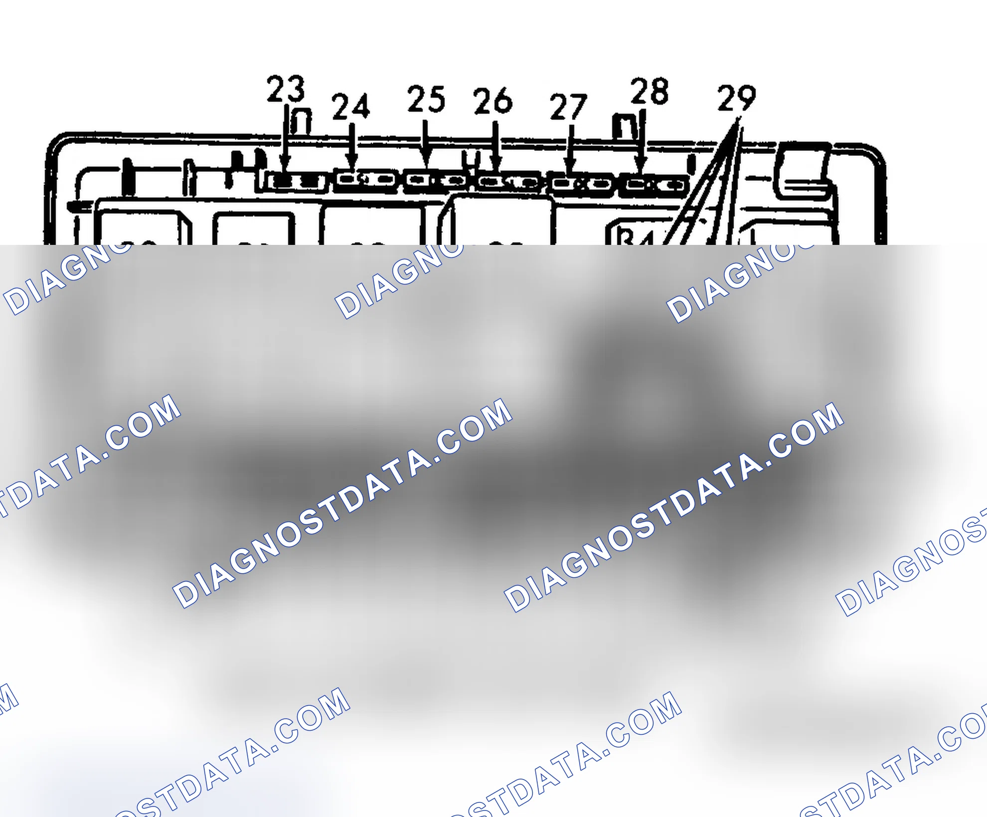 Scheme 5: FUSE PANEL IDENTIFICATION (1984 5000S)
