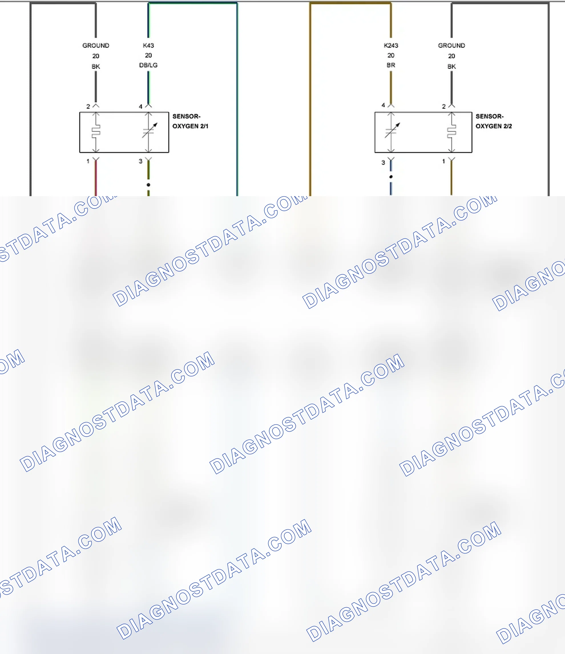 Scheme 38: CHECKING THE OXYGEN SENSOR OPERATION