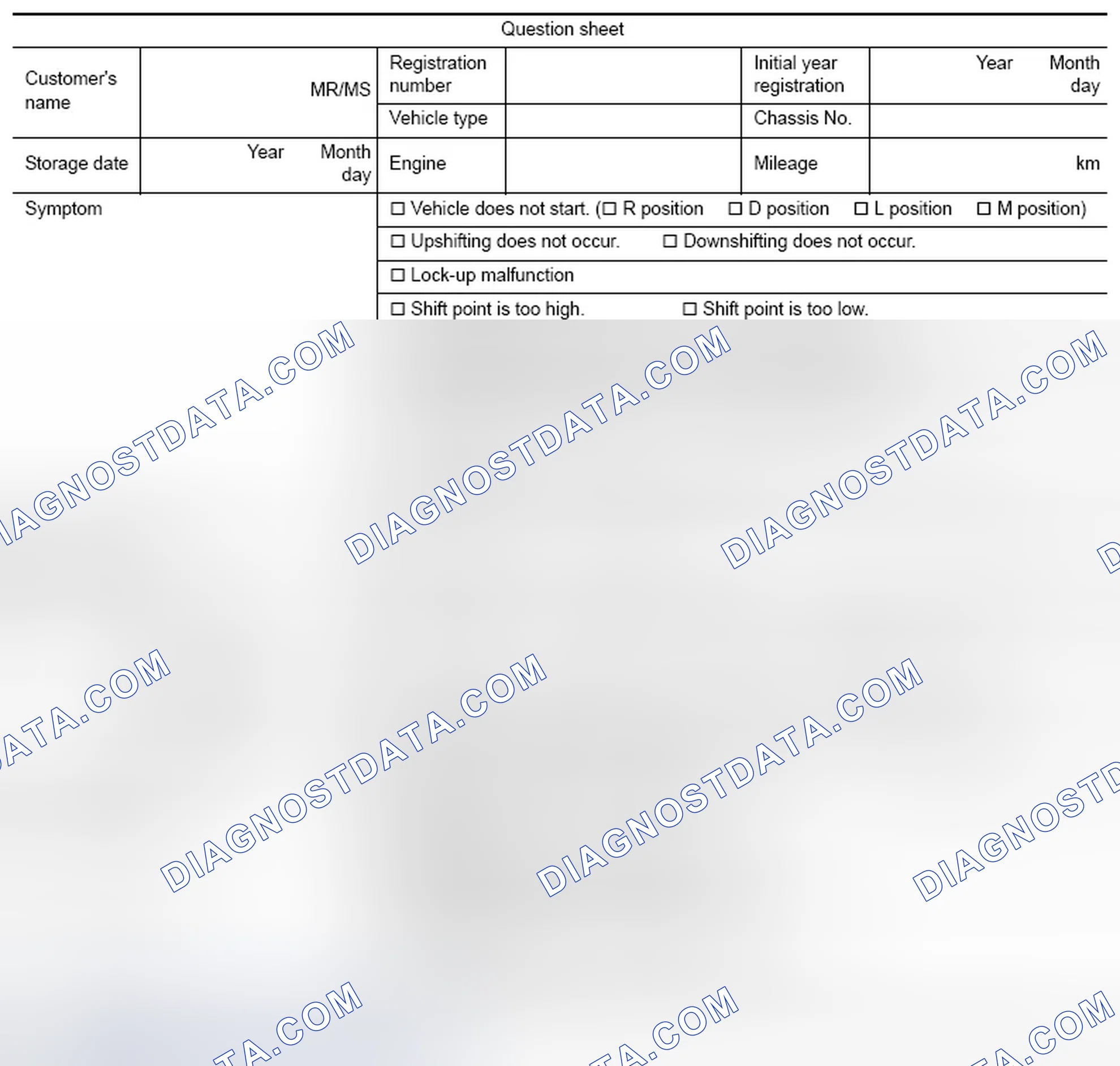 Scheme 17: Worksheet Sample