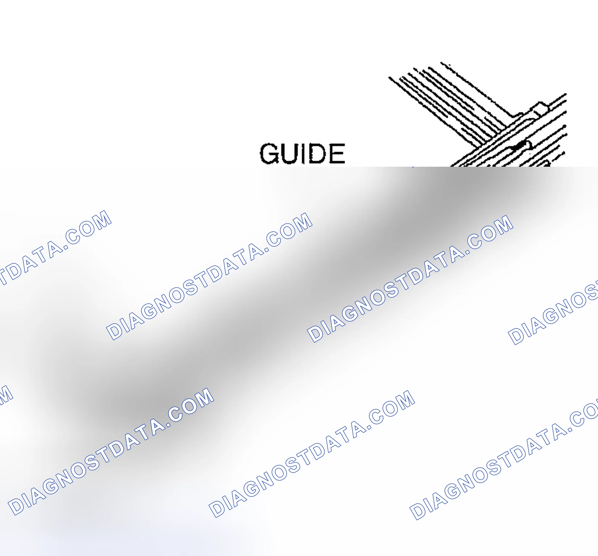 Scheme 12: GUIDE DISASSEMBLY NOTE