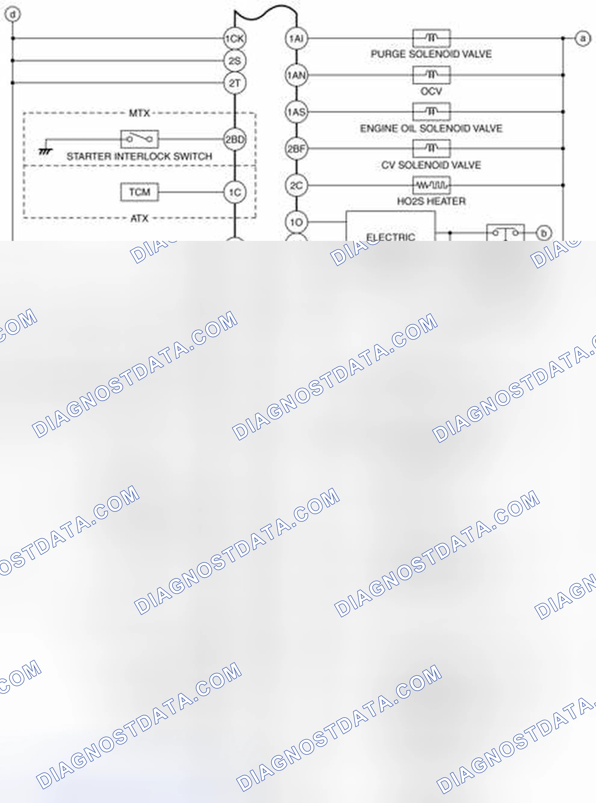 Scheme 176: Engine Control System Wiring Diagram (2 Of 3)