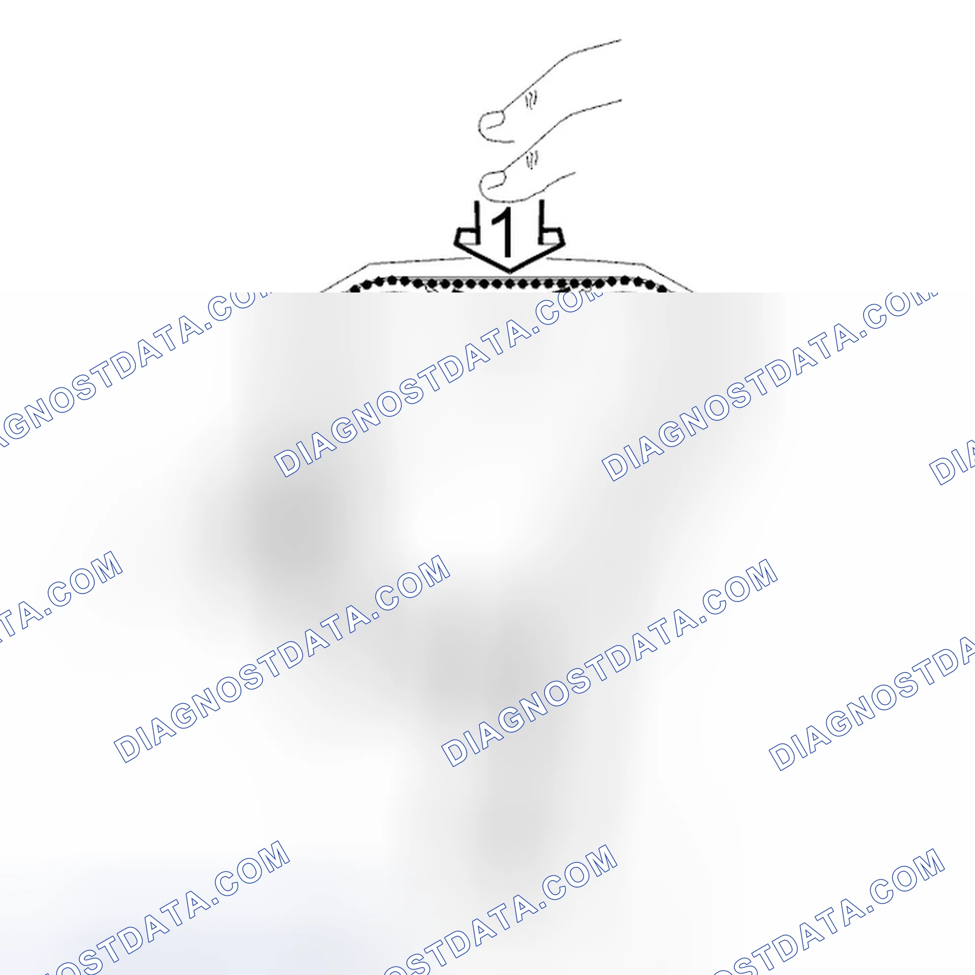 Scheme 413: Checking the markings and belt tension