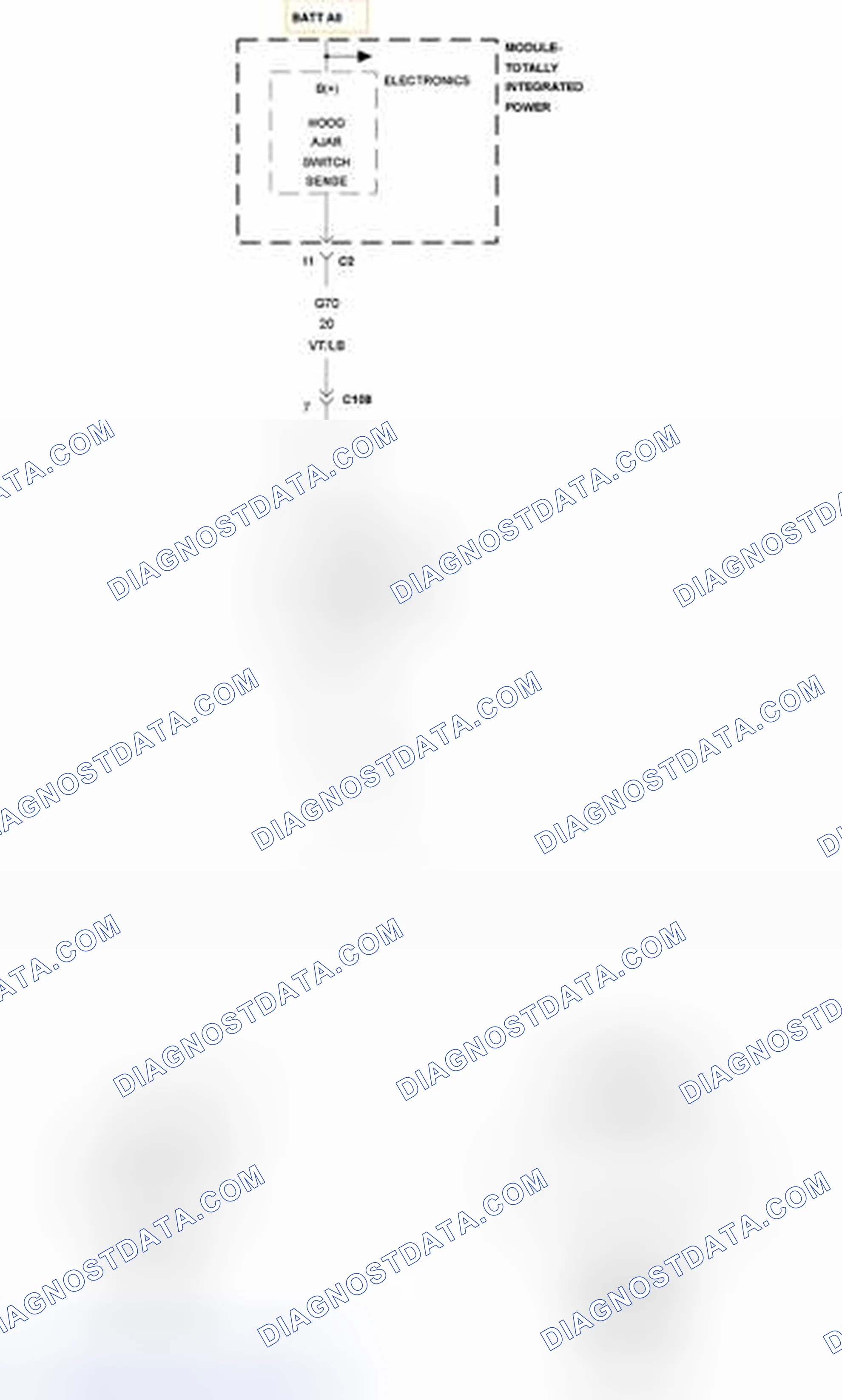Scheme 187: B1820-HOOD AJAR INPUT CIRCUIT HIGH