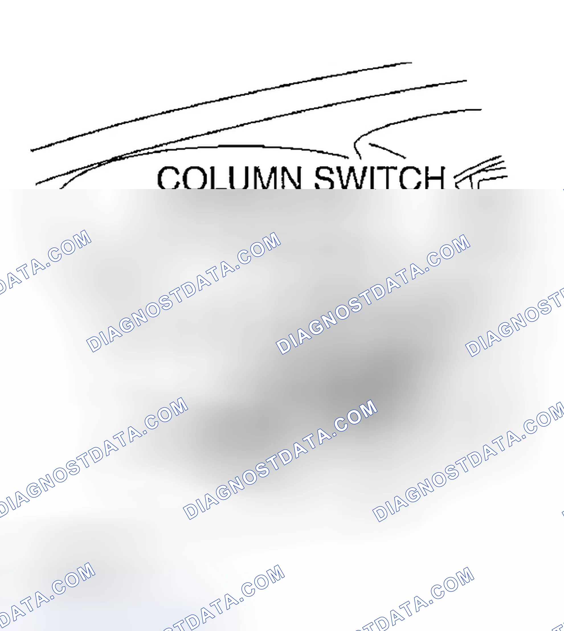Scheme 3: << B >> COLUMN SWITCH CONNECTOR REMOVAL
